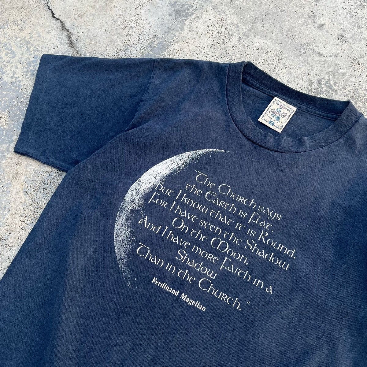 Vintage Vintage 90s Ferdinand Magellan Made In Usa Quotes Size US L / EU 52-54 / 3 - 3 Thumbnail