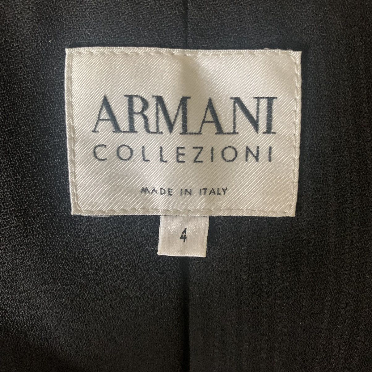 Armani Collezioni Armani Collezioni Black / Silver Blazer Size S / US 4 / IT 40 - 6 Thumbnail