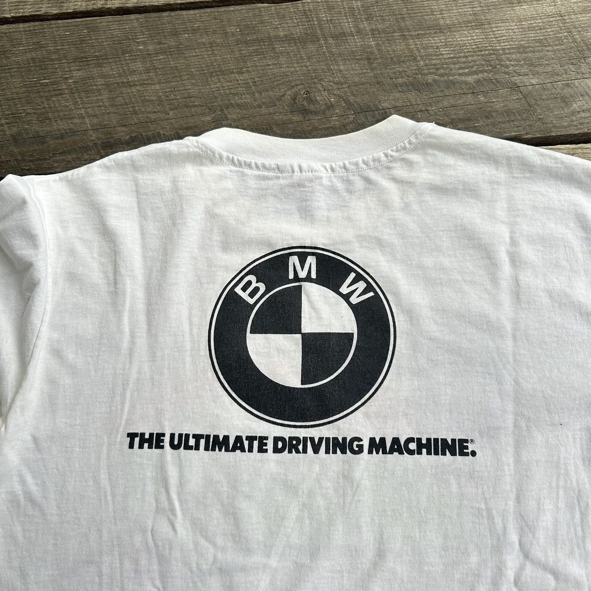 Vintage Vintage 90s Mixed League Texas Tennis BMW Car T Shirt Size US L / EU 52-54 / 3 - 3 Thumbnail