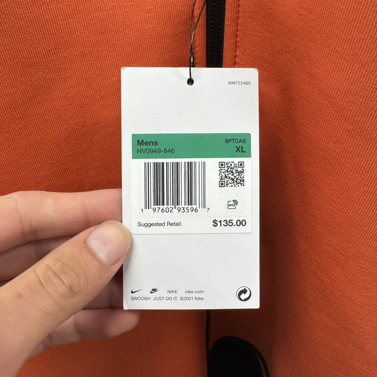 Nike Nike Tech Fleece Vintage Coral Size US XL / EU 56 / 4 - 4 Thumbnail