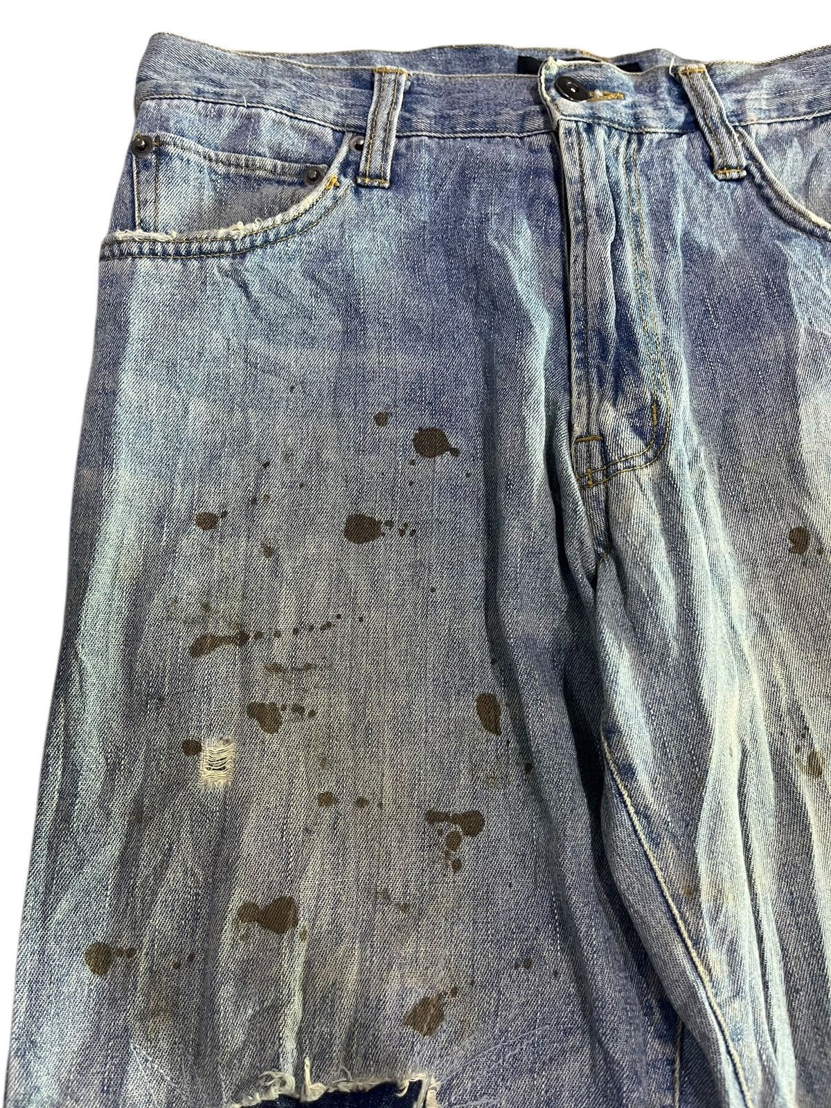 If Six Was Nine × In The Attic × Japanese Brand FINAL DROP💥 IN THE ATTIC PAINT SPLATTER DISTRESSED JEANS Size US 31 - 2 Thumbnail