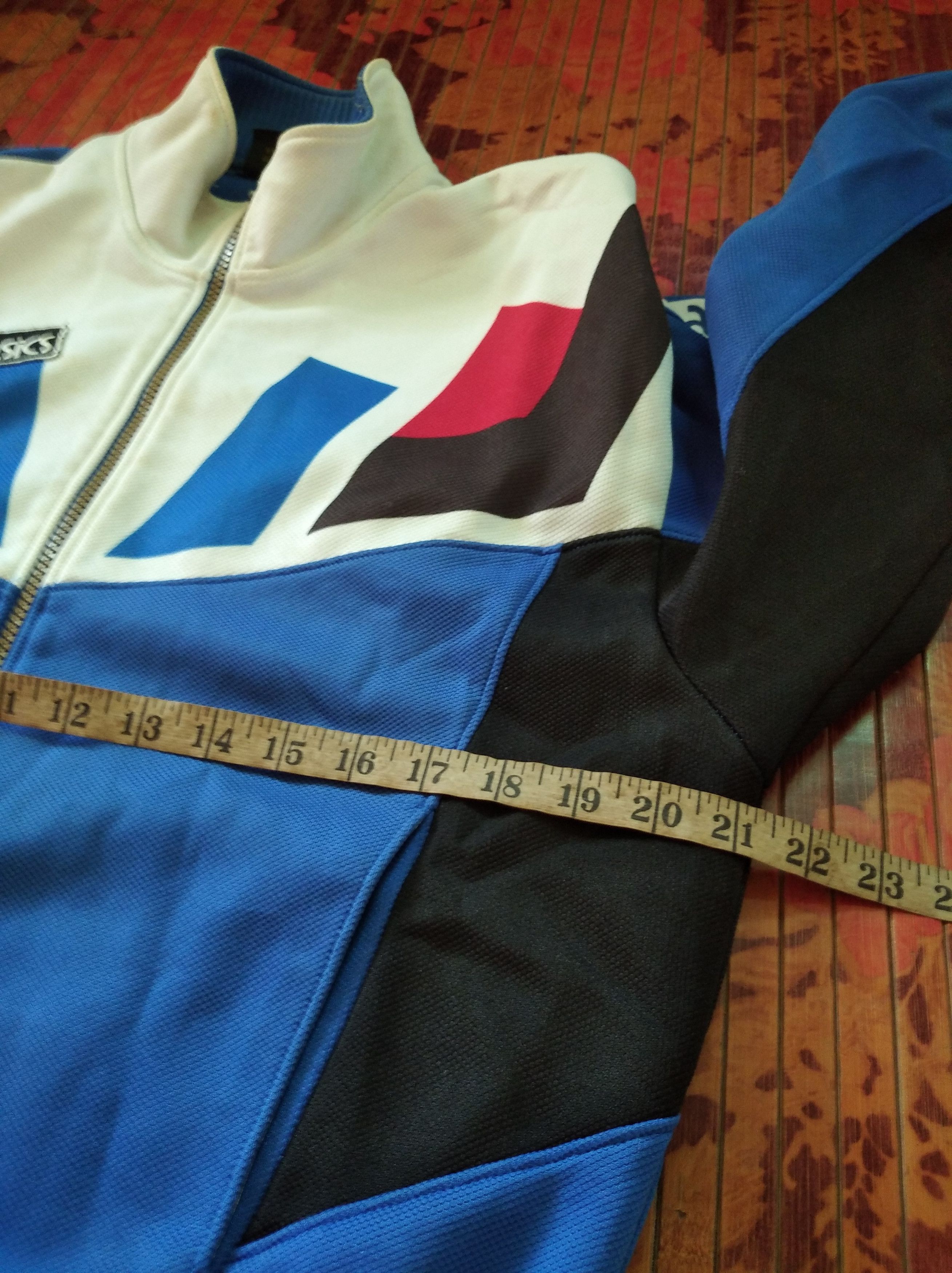 Asics Vintage ASICS Japan sidetape training jacket Size US M / EU 48-50 / 2 - 10 Thumbnail