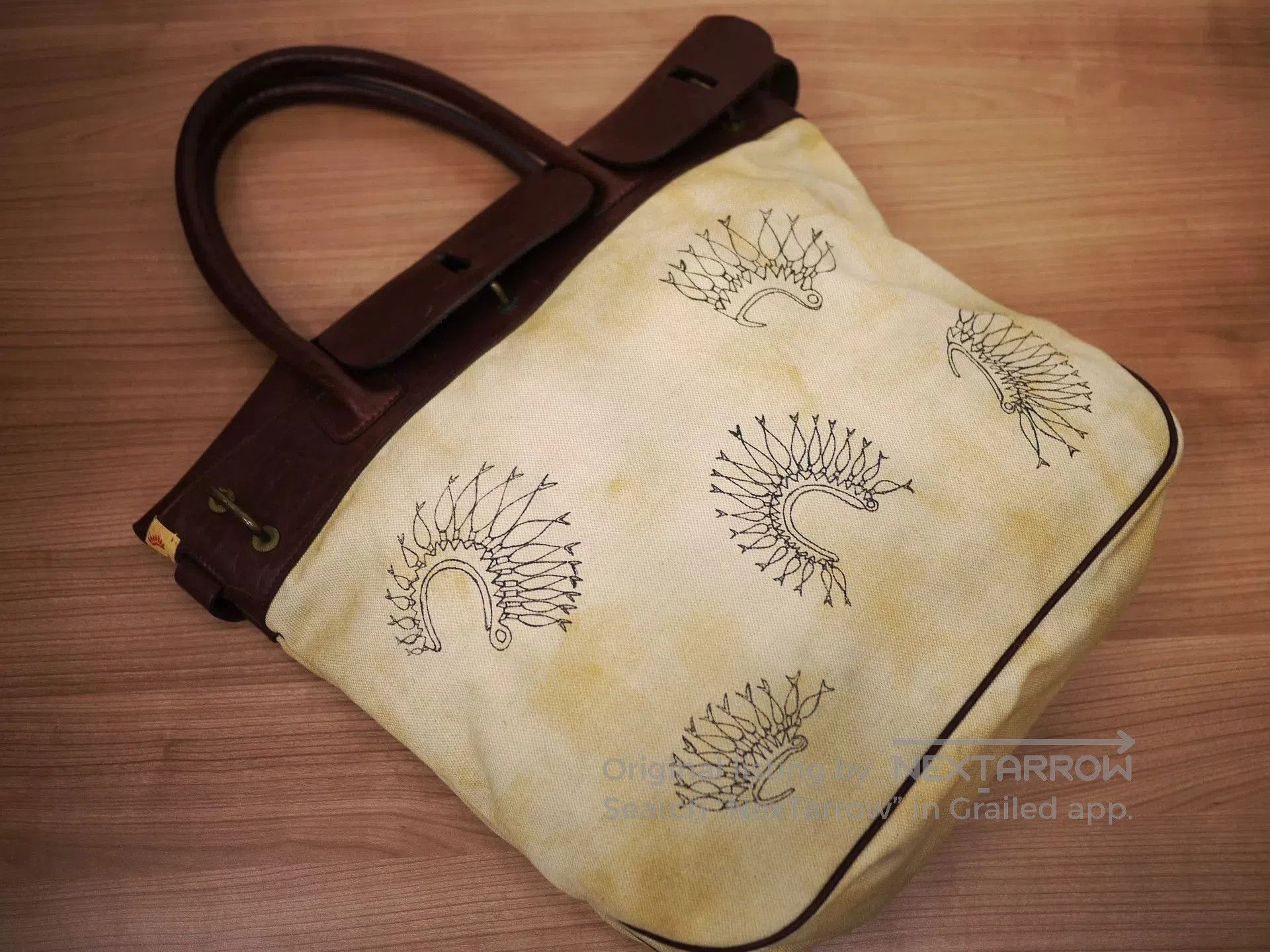 Visvim visvim mail satchel canvas bag beige. Size ONE SIZE - 5 Thumbnail