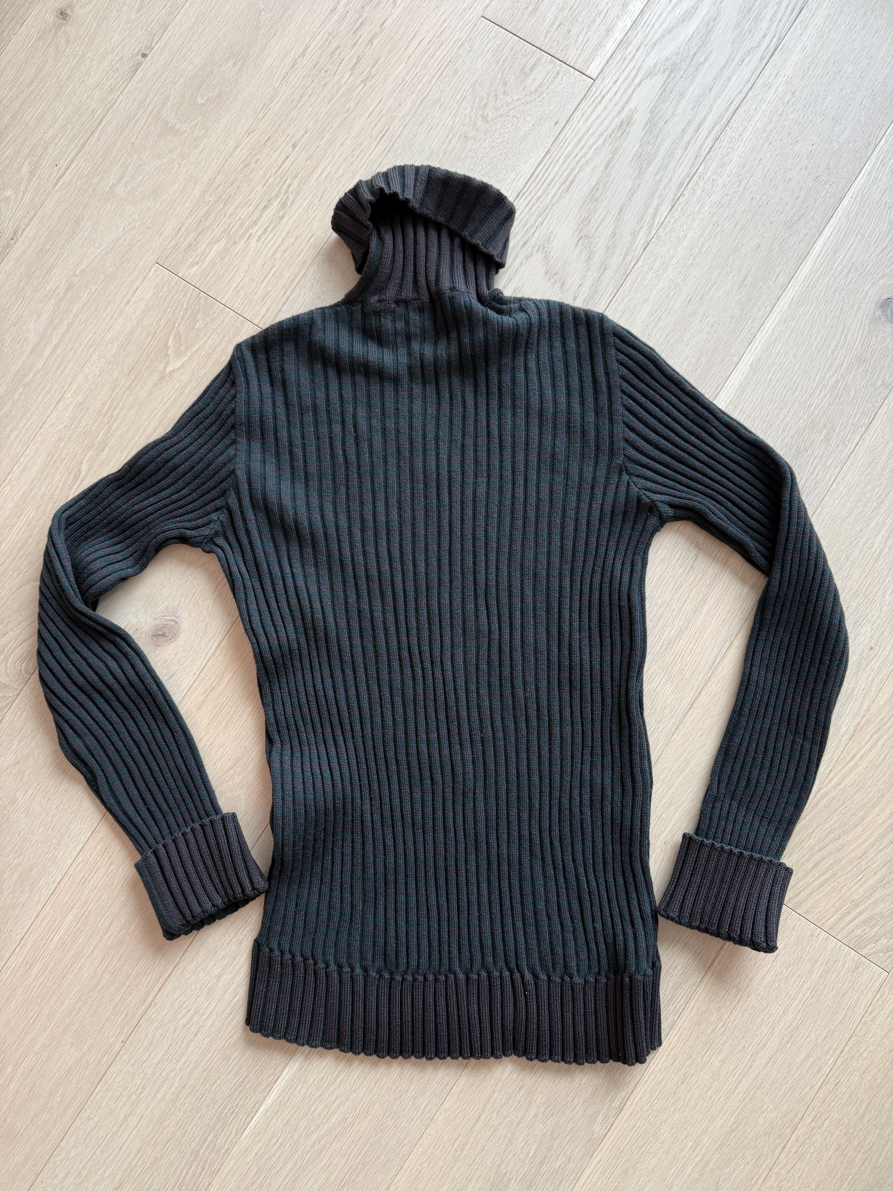 Dolce & Gabbana Dolce & Gabbana Early 2000s Rib Knit Turtleneck Size US S / EU 44-46 / 1 - 2 Thumbnail