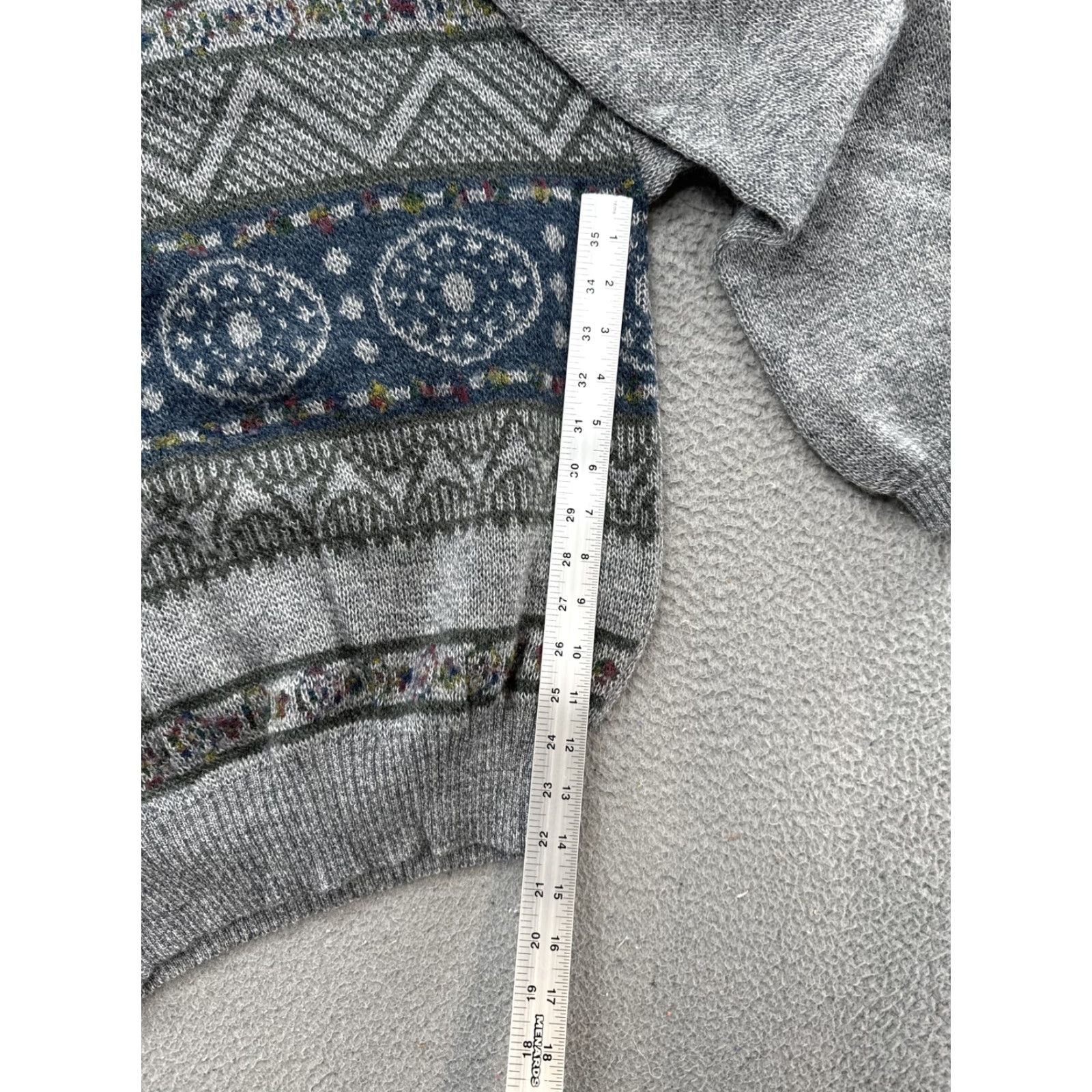 Vintage VINTAGE Marshall Field's Insite Long Sleeve Wool Blend Geometric Sweater Mens Size S READ Size US S / EU 44-46 / 1 - 7 Thumbnail