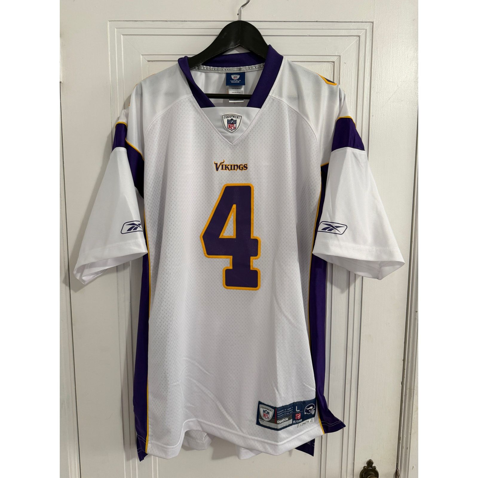 Reebok Brett Favre Minnesota Vikings Jersey Men's Size Large Size US L / EU 52-54 / 3 - 2 Thumbnail