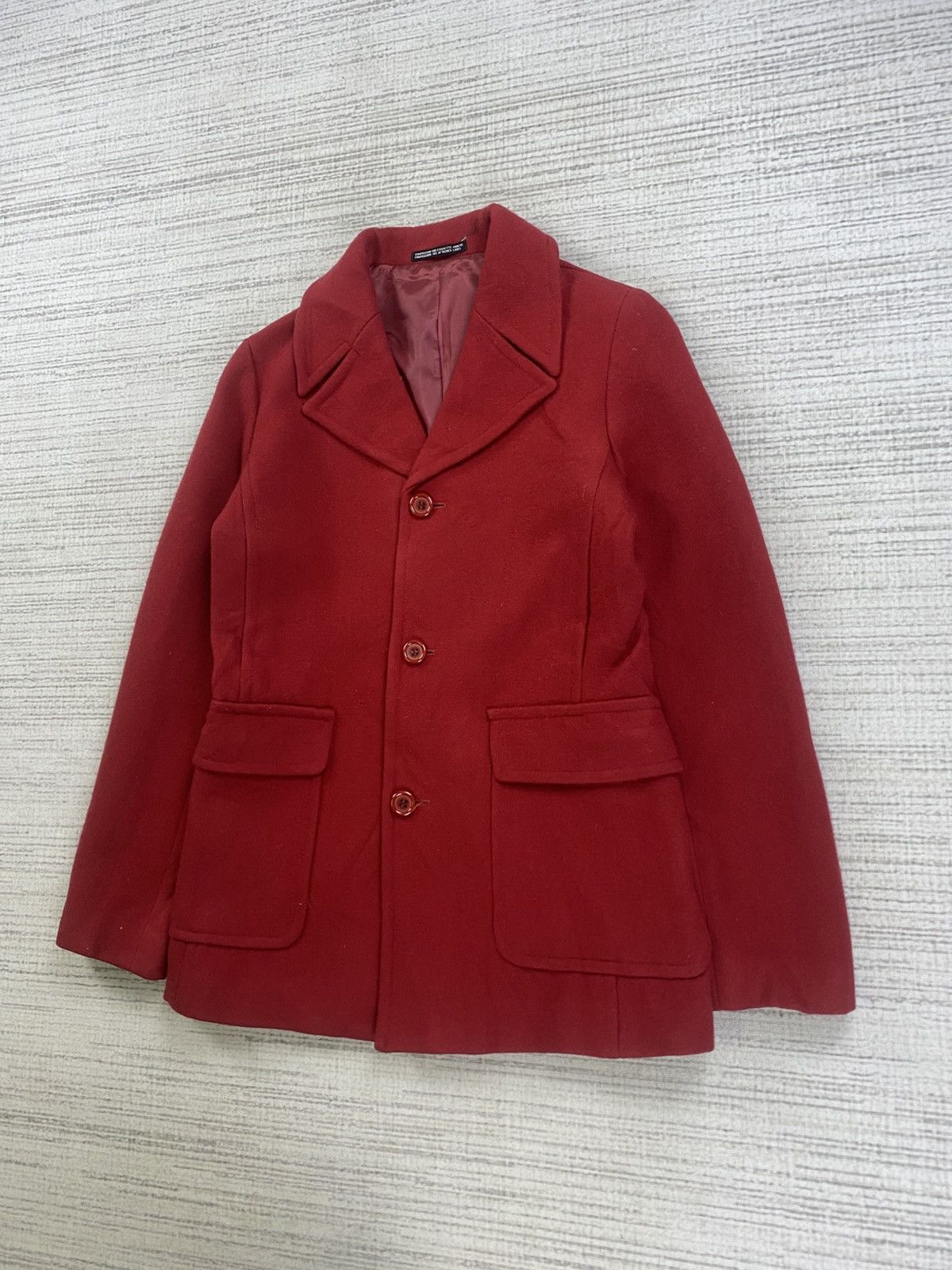 Yohji Yamamoto 🔥STEALS Yohji Yamamoto Ined Wool Jacket Size M / US 6-8 / IT 42-44 - 4 Thumbnail