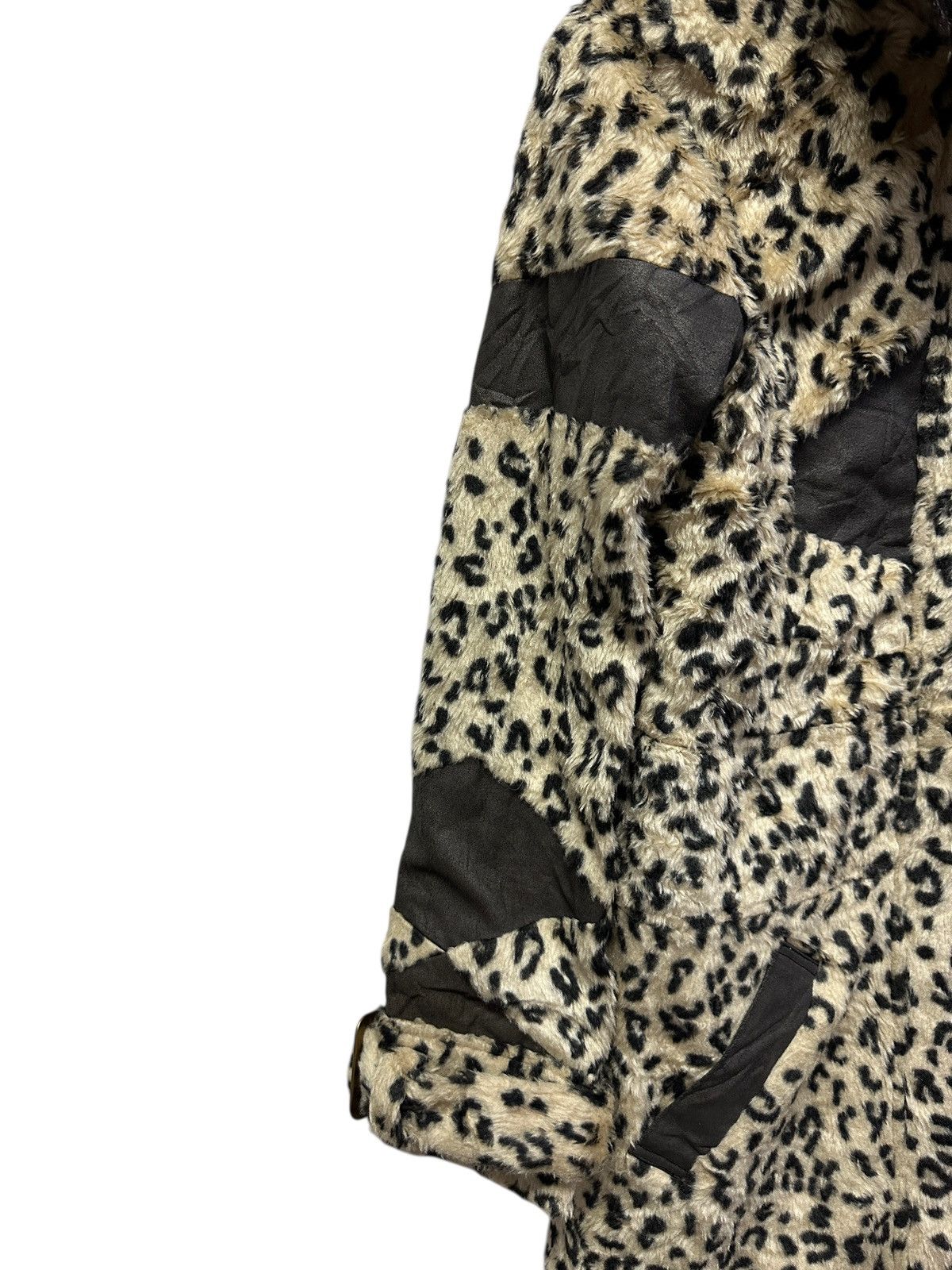 Japanese Brand 🔥Glad News Punk Faux Fur Leopard Skull Jacket Size US S / EU 44-46 / 1 - 4 Thumbnail