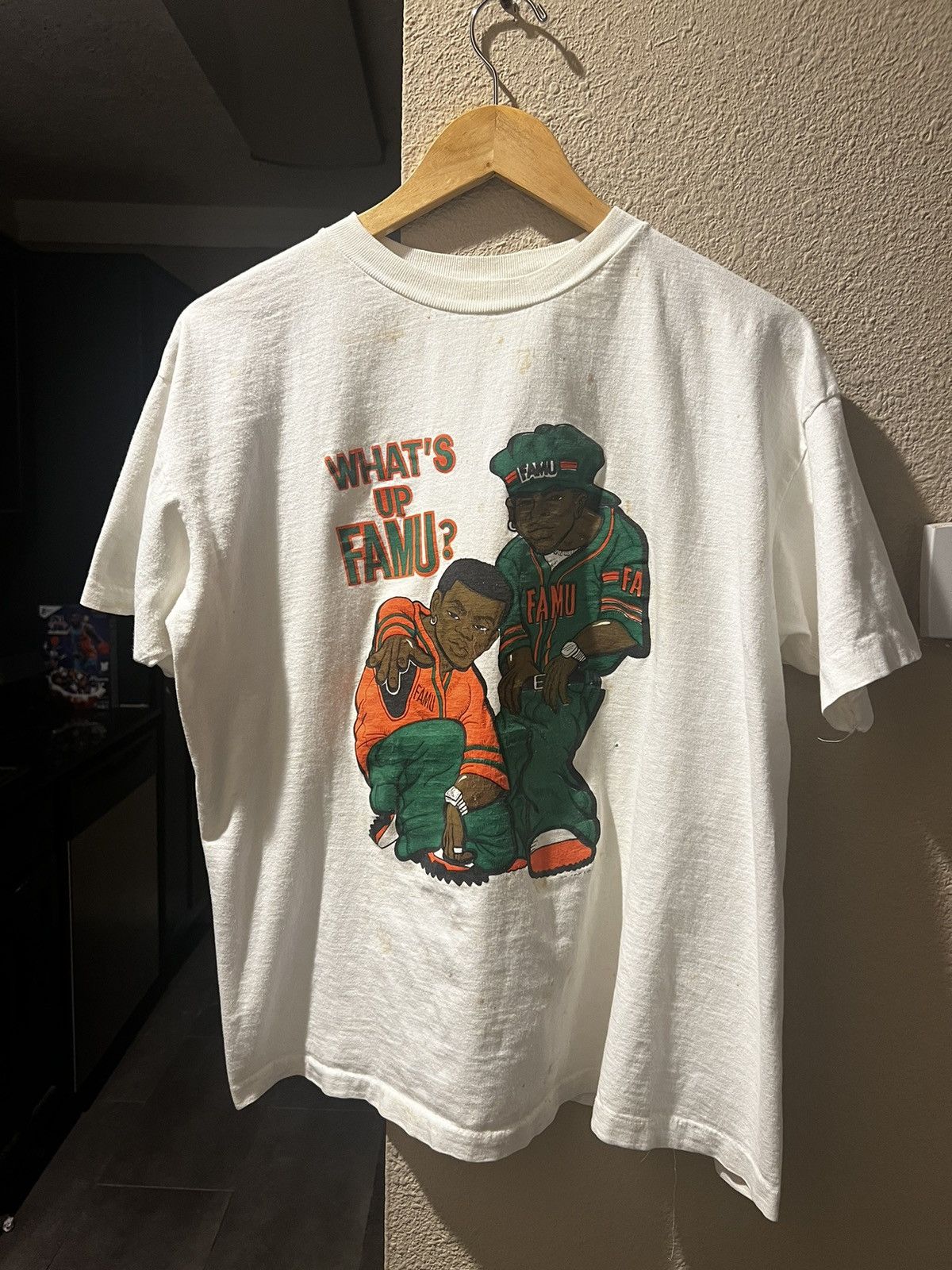 image of NCAA x Vintage ‘96 Famu T-Shirt (Xl) in White, Men's