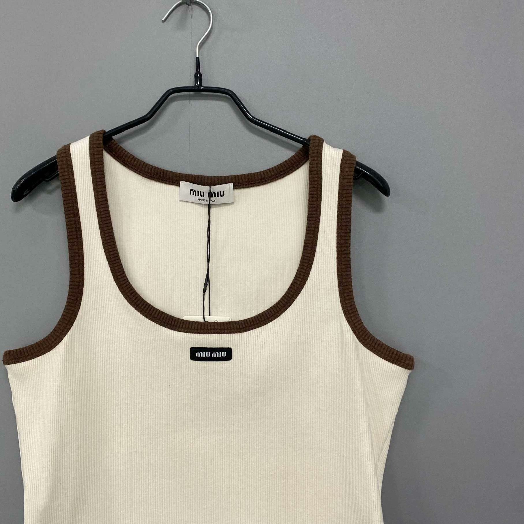 Miu Miu Miu Miu Retro Multi Tank Top L Women Size L / US 10 / IT 46 - 1 Thumbnail