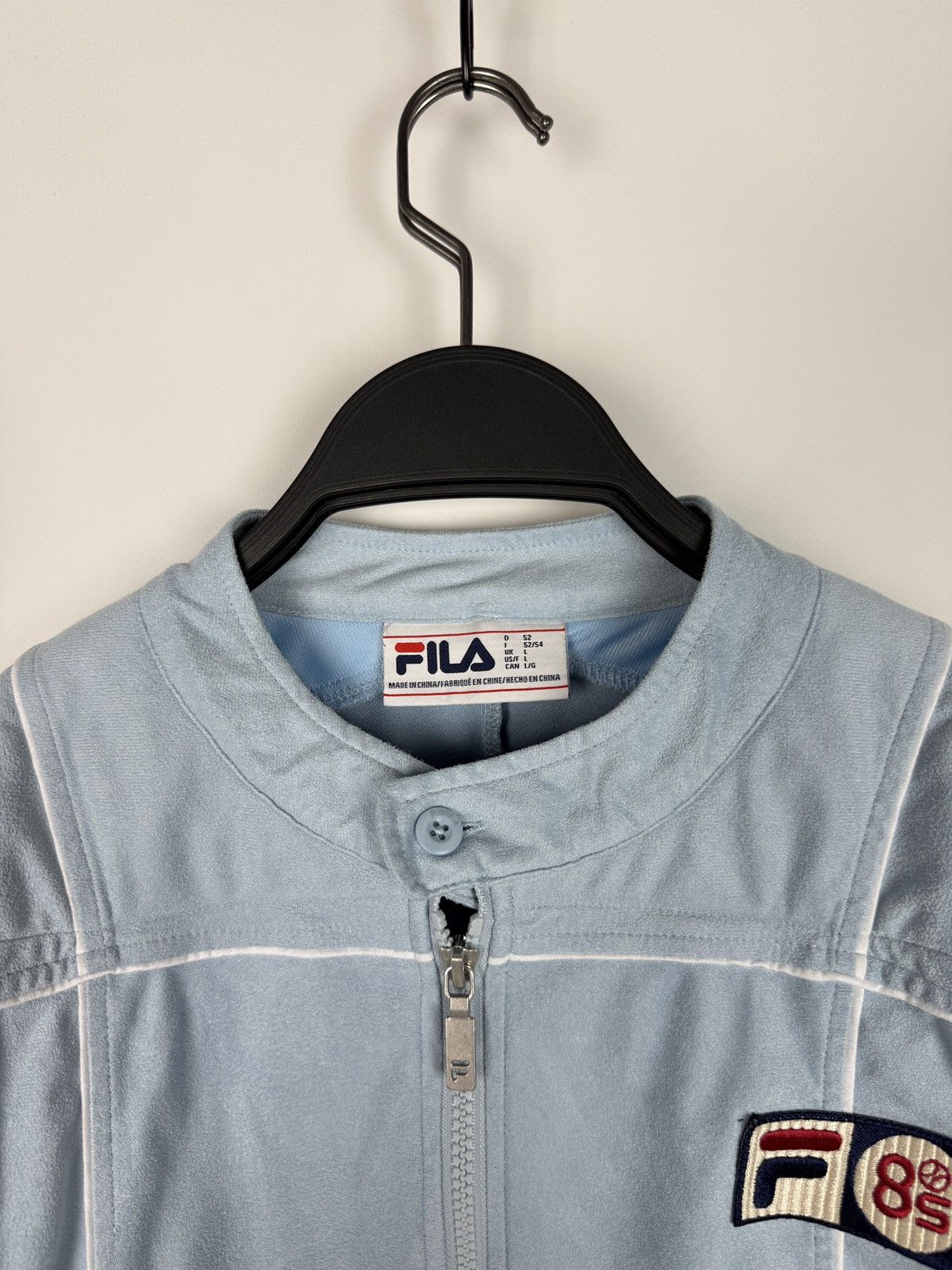 Fila Fila x 80s Casuals Terrinda MK3 Pro Badge Track Top Sky Blue Size US L / EU 52-54 / 3 - 3 Thumbnail