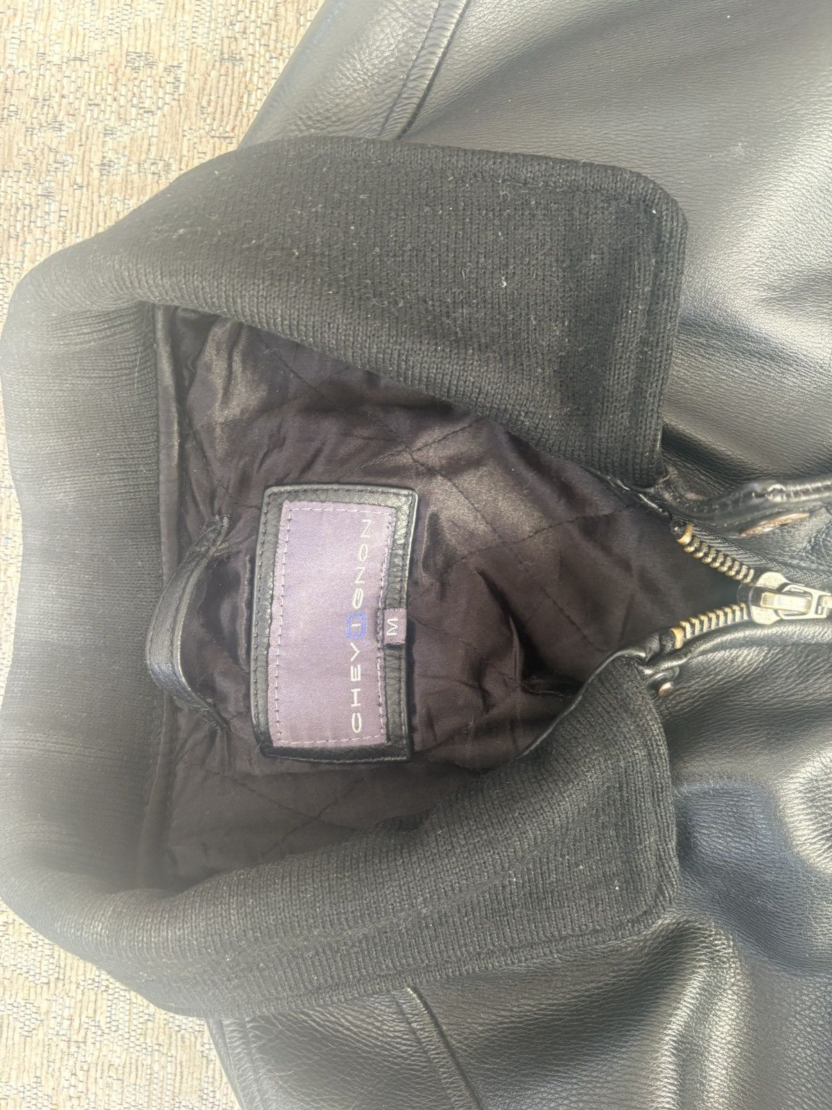 Chevignon Vintage Chevignon Leather Bomber Pilot Jacket Size US M / EU 48-50 / 2 - 3 Thumbnail