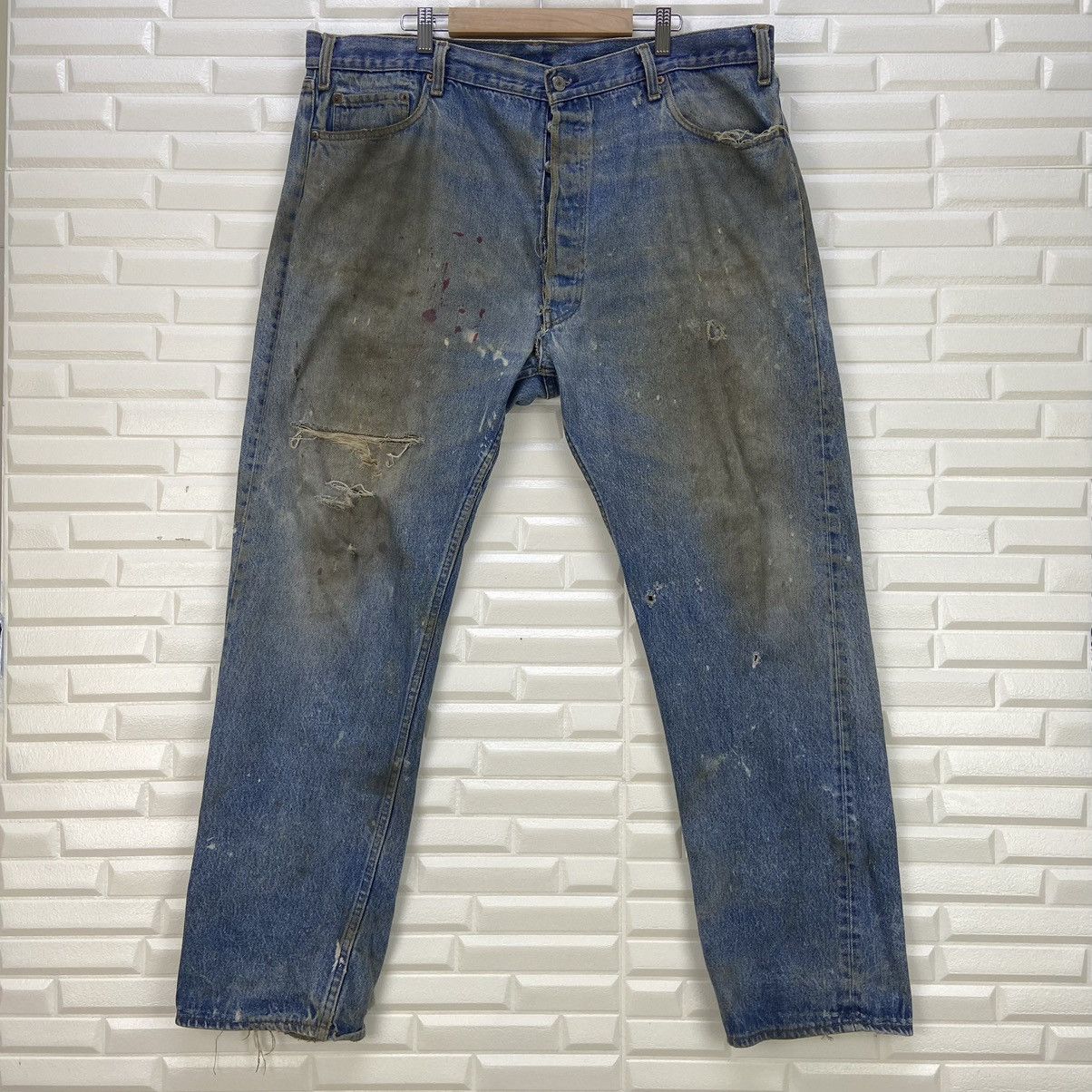 Levi's Vintage Clothing Vintage Levi’s 501 Denim Pants Size US 39 - 2 Thumbnail