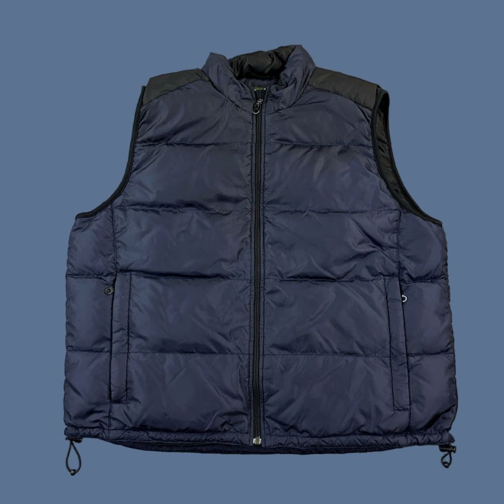 Eddie Bauer Eddie Bauer Vest Mens Large Full Zip Goose Down Quilted Puffer Outdoor Blue Size US L / EU 52-54 / 3 - 1 Thumbnail