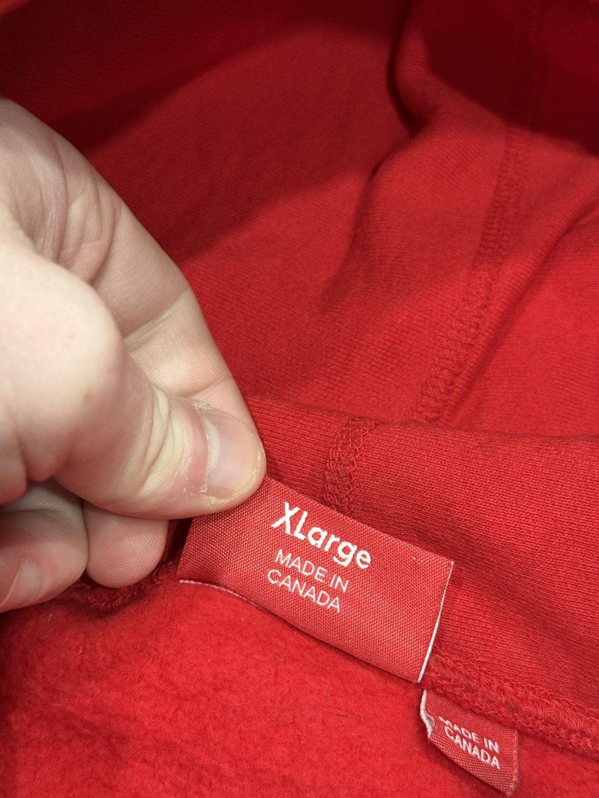 Supreme Supreme FW17 Purple on Red Box Logo Hoodie Size US XL / EU 56 / 4 - 10 Thumbnail