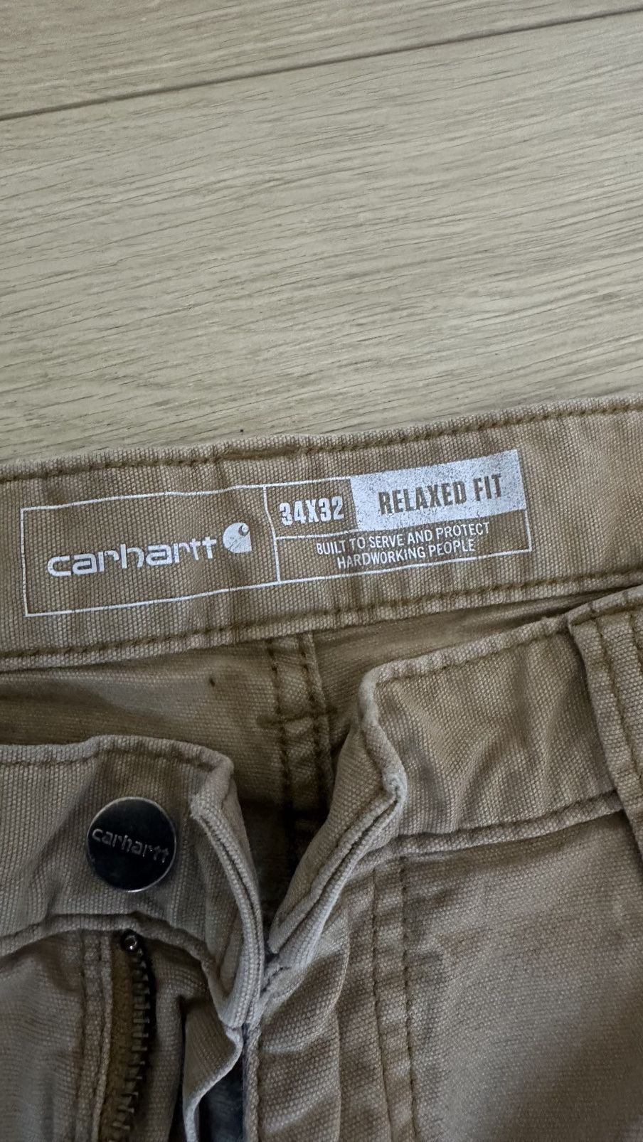 Carhartt Vintage Carhartt Work Pants – Beige – Size 34x32 Size US 32 / EU 48 - 5 Thumbnail