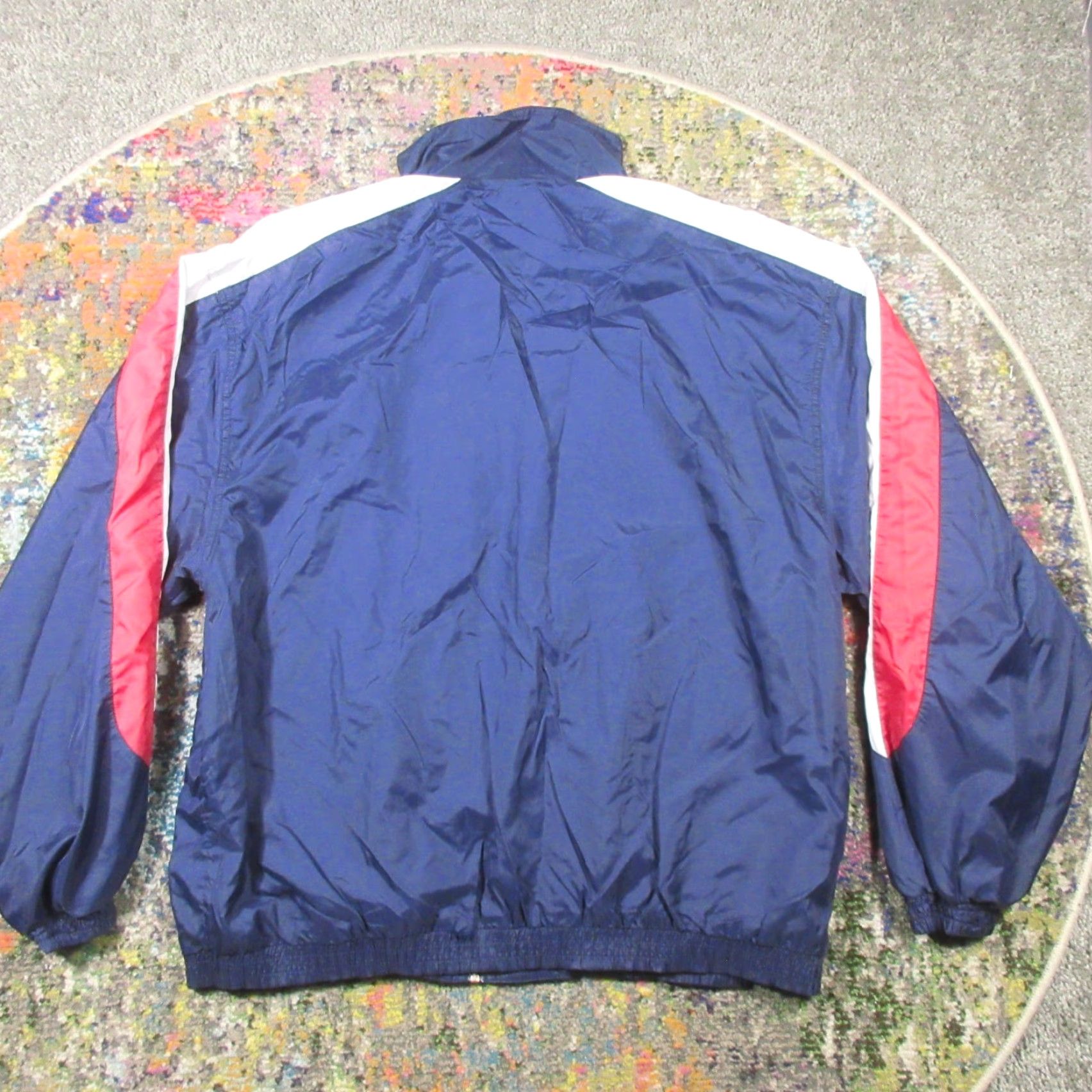 Fila VINTAGE FILA Windbreaker Jacket Mens XL Red White Blue Lined Streetwear Size US XL / EU 56 / 4 - 2 Thumbnail