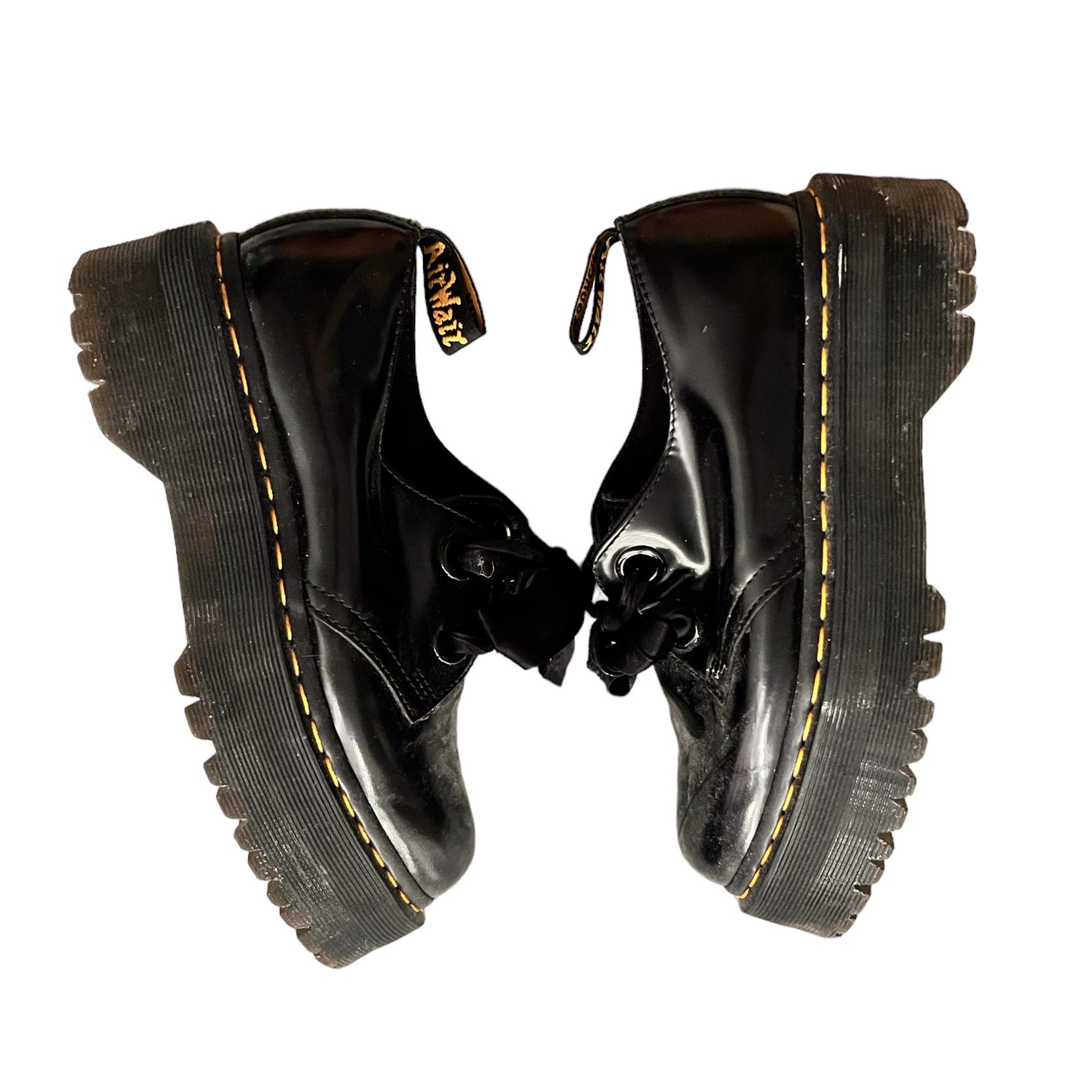 image of Dr Martens Holly Platform Shoe in Black, Women's (Size 8)