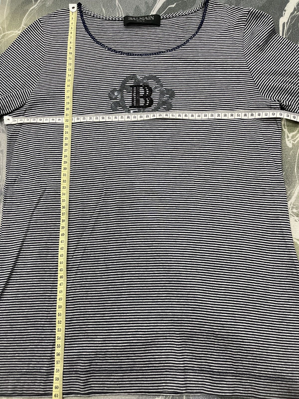 Balmain Balmain decarnin era raglan tee Size S / US 4 / IT 40 - 7 Thumbnail