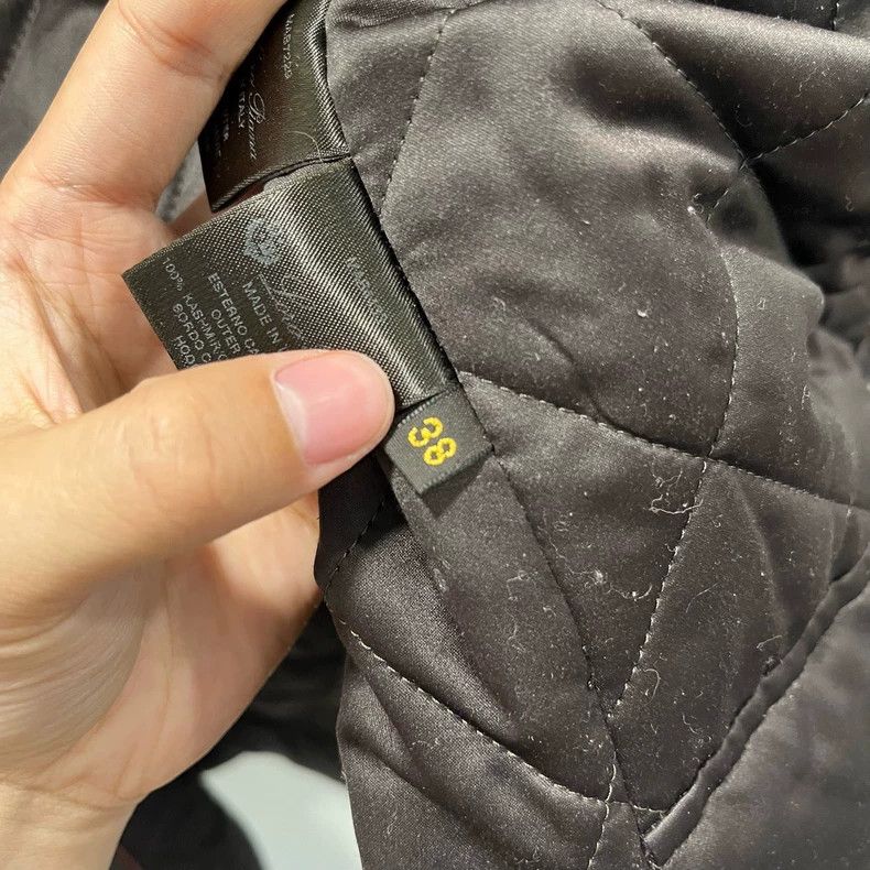 Loro Piana LORO PIANA Dark grey woolen collared hooded coat Size XS / US 0-2 / IT 36-38 - 7 Thumbnail
