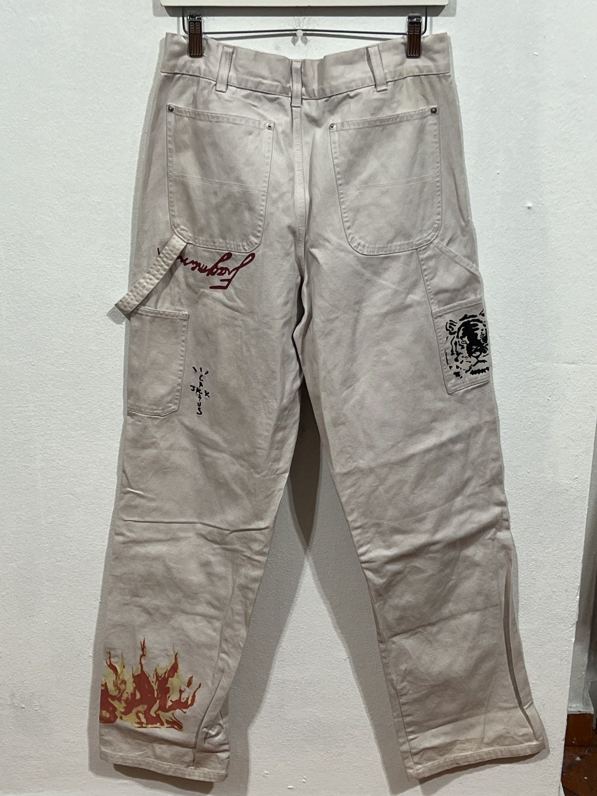 Travis Scott Cactus Jack Fragment Painters Jeans