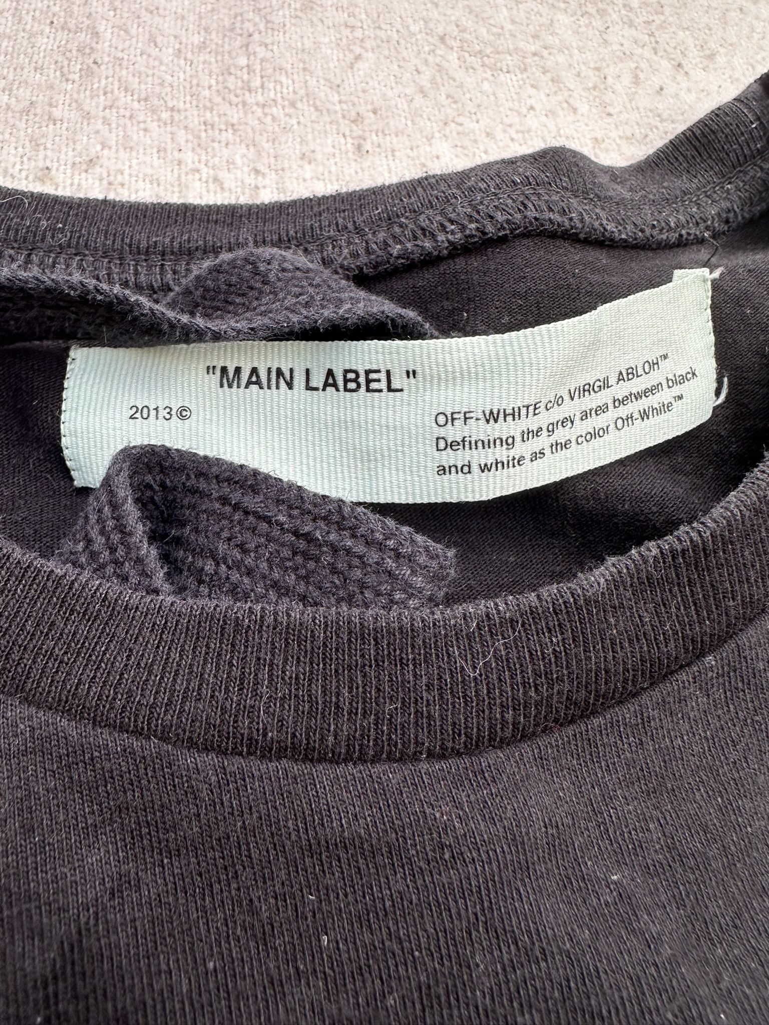 Off-White Off-White T-Shirt Summer 1863 Black Impressionism Logo Size US M / EU 48-50 / 2 - 6 Thumbnail