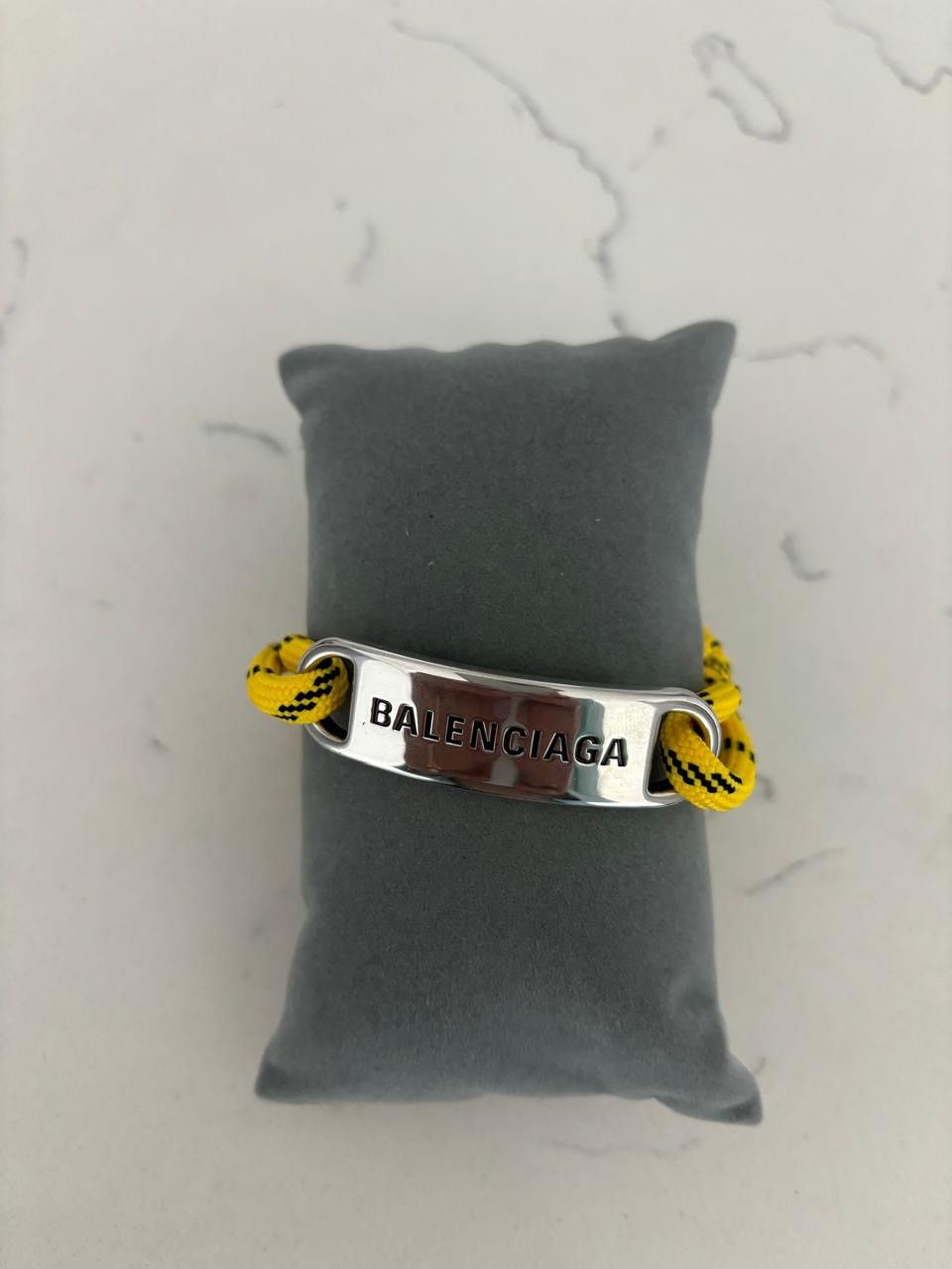 Balenciaga Logo Plate Adjustable Bracelet Size ONE SIZE - 2 Thumbnail