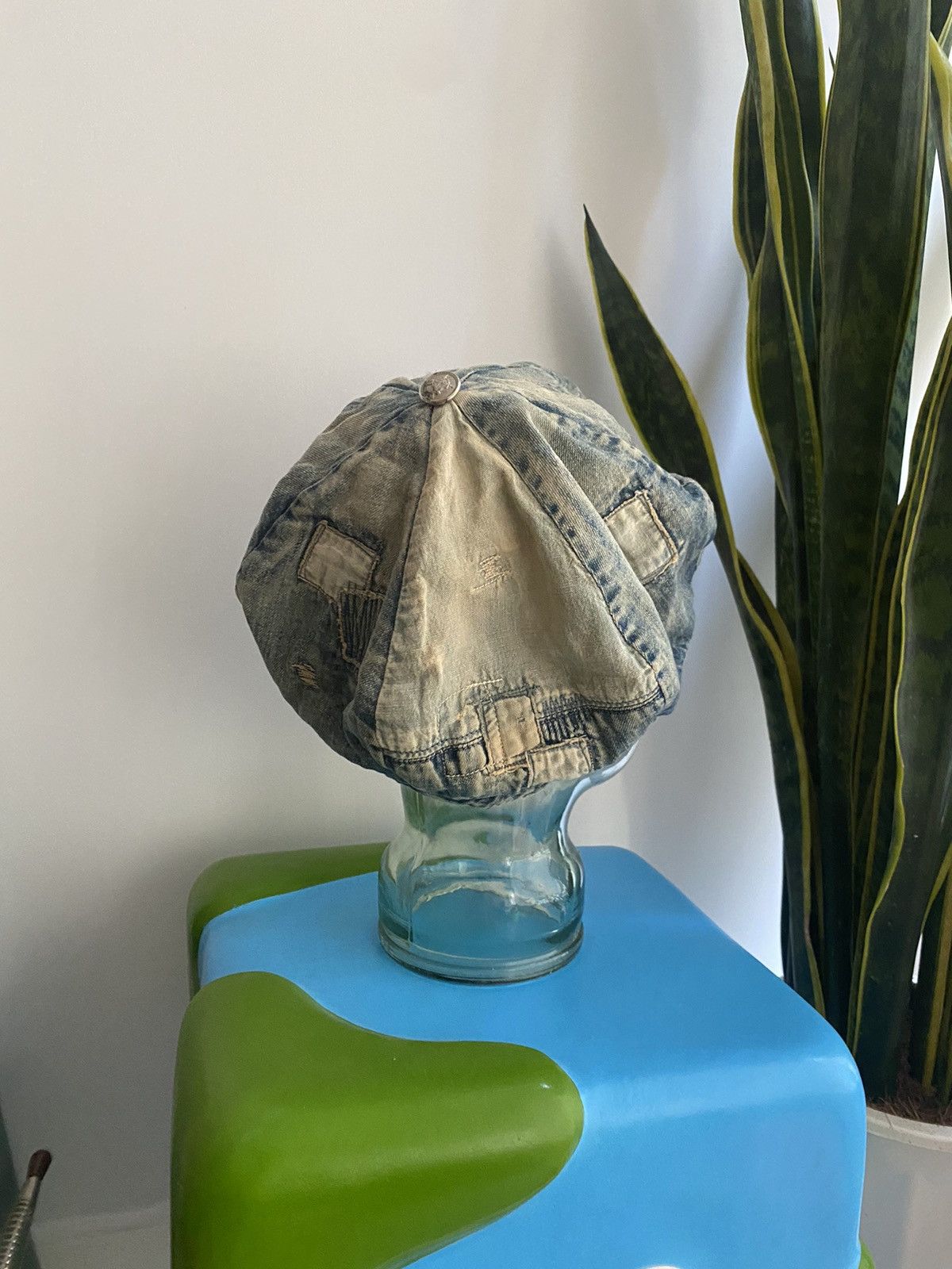 FunSet of Art Funset of Art Denim Patchwork Beret Kapital Porter Classic Size ONE SIZE - 10 Thumbnail