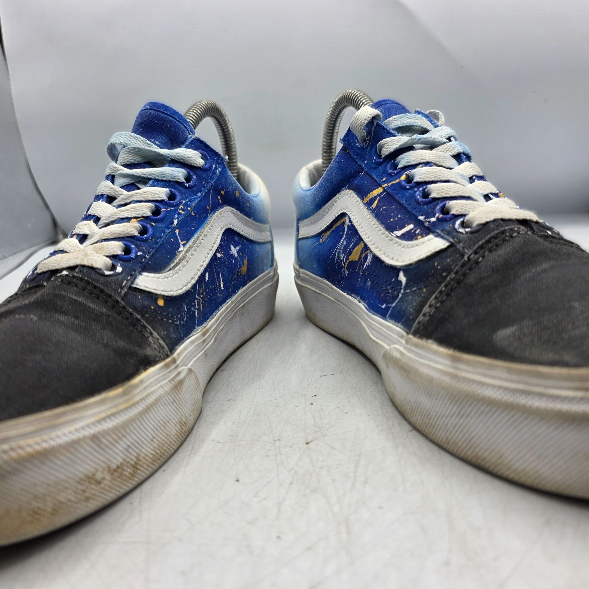 Vans Vans Off The Wall Womens Size 8 Blue Black Sneaker Shoes Wal Size US 8 / IT 38 - 2 Thumbnail