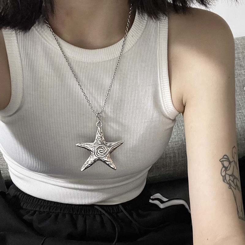 Jewelry Starfish Pendant Necklace Size ONE SIZE - 2 Thumbnail