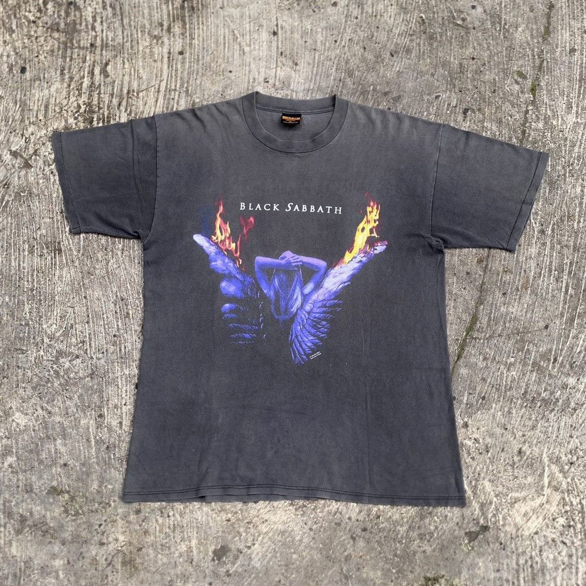 Vintage Vintage 90s Brockum Black Sabbath Cross Purposes Tour Tee XL Size US XL / EU 56 / 4 - 1 Thumbnail