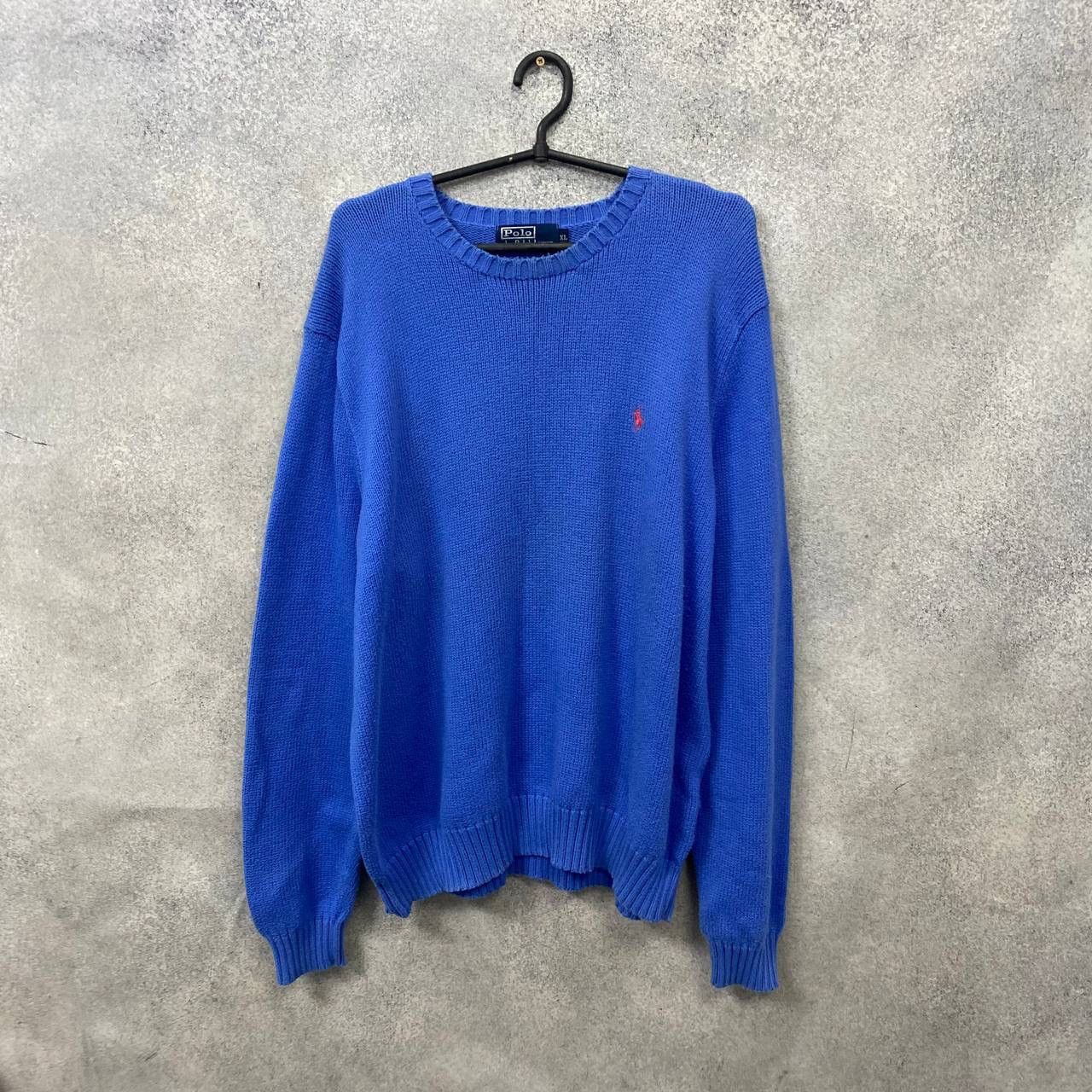 Polo Ralph Lauren Vintage polo Ralph Lauren sweater Blue Size US XL / EU 56 / 4 - 1 Thumbnail
