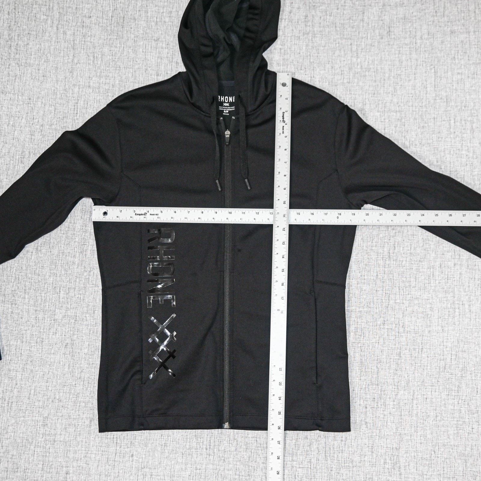 Rhone RHONE size Small Full Zip Hoodie in Black Size US S / EU 44-46 / 1 - 9 Thumbnail