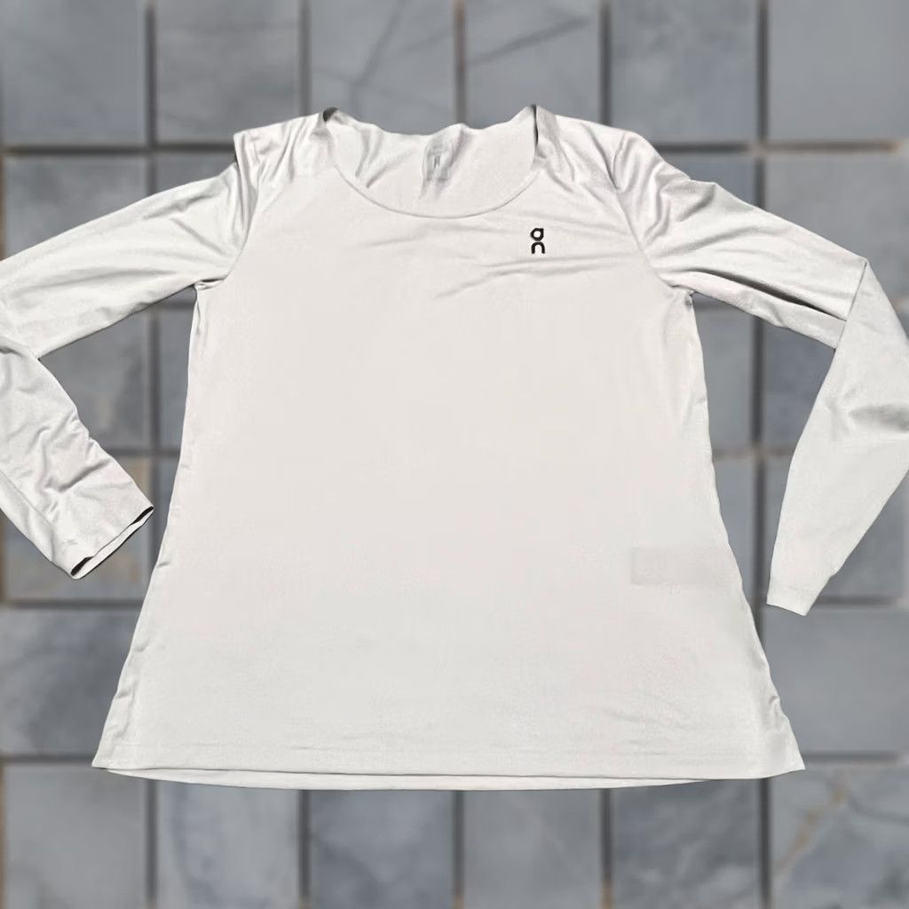 Vintage On Cloud Performance Long Sleeve T Shirt Womens Large Lightweight Running Gray L Regular Women Size L / US 10 / IT 46 - 1 Thumbnail