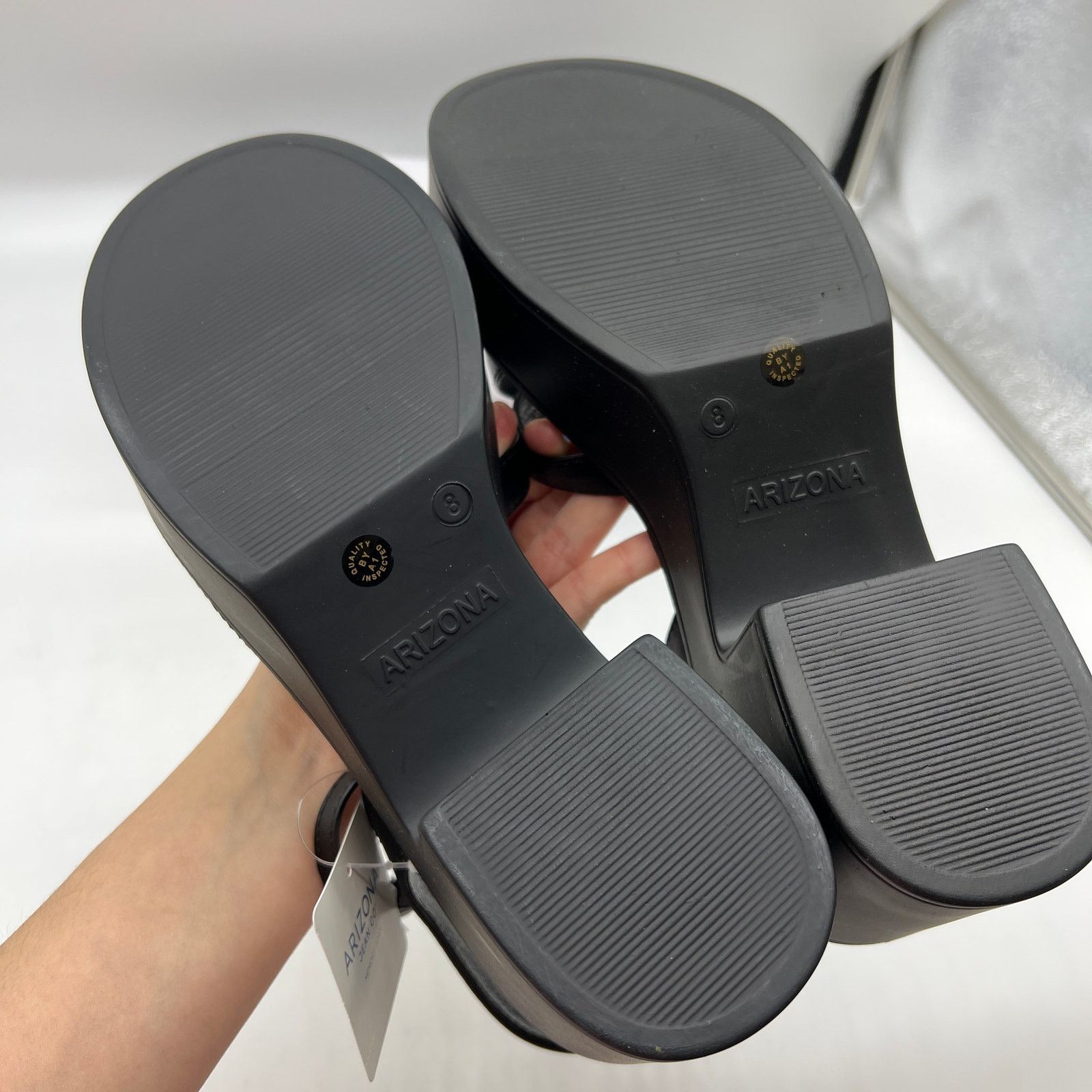 Other Women Block Shoes Platform Flat Wedge Casual Open Toe Size US 8 / IT 38 - 9 Thumbnail