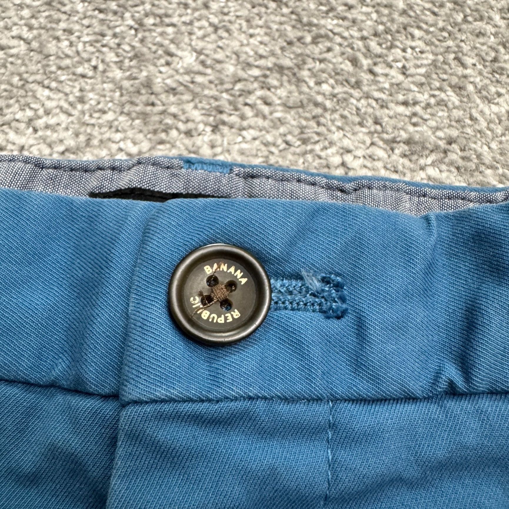 Banana Republic Banana Republic Mason Chino Pants Mens 32x32 Teal Bay Blue Straight Flat Front Casual Workwear Pants Regular Size 32 Mens Pants Blue Size US 32 / EU 48 - 3 Thumbnail