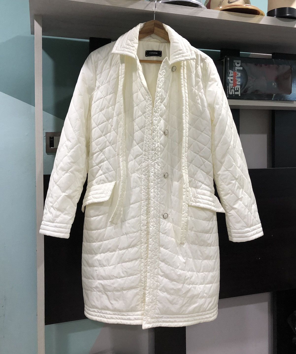 Japanese Brand CONDOH Neoclassico Italy Quilted Trench Coat Jacket Size M / US 6-8 / IT 42-44 - 3 Thumbnail