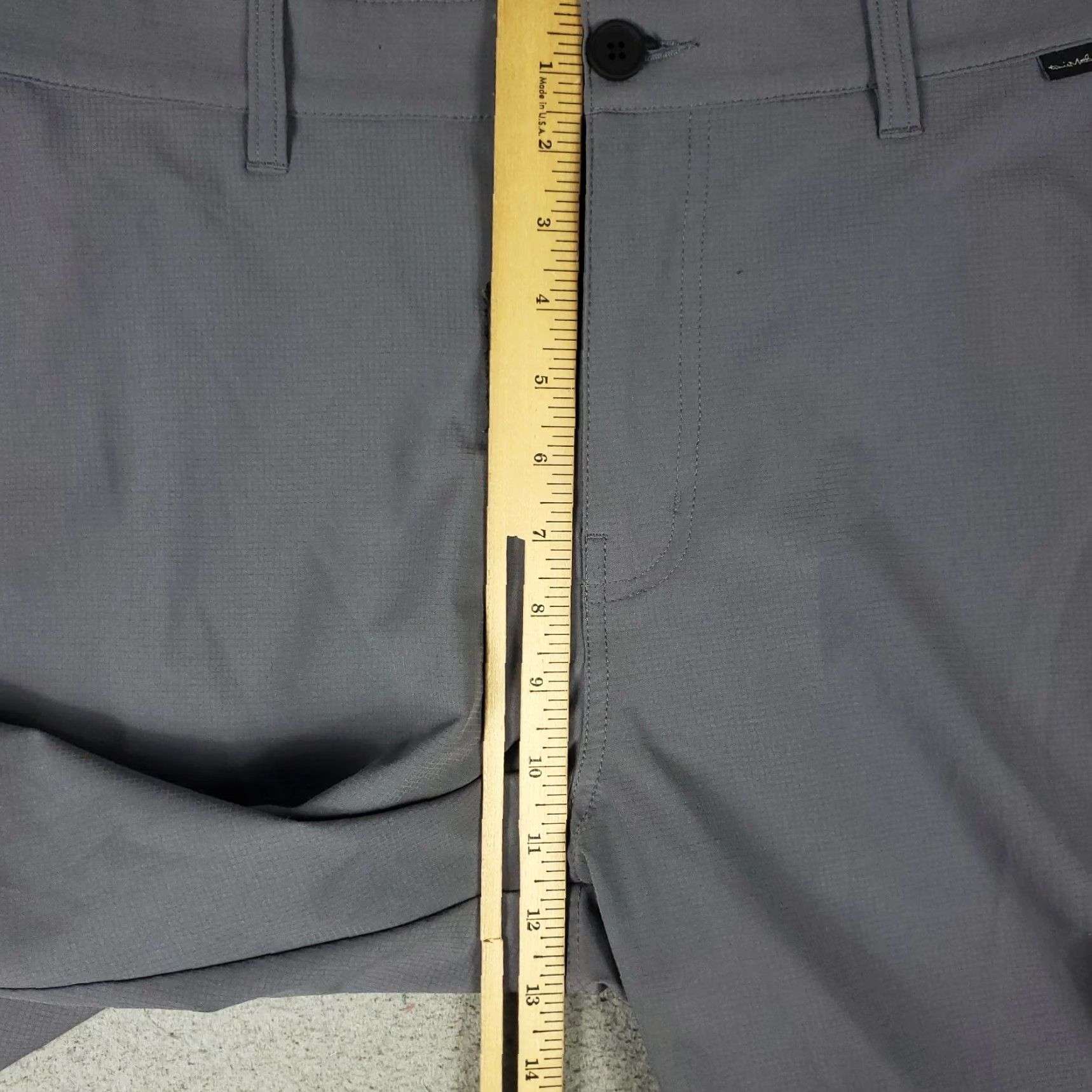 TravisMathew Travis Mathew Pants Mens 38x32 Gray Flat Front Chino Trousers Straight Fit Regular Size 38 Gray Men Pants Size US 38 / EU 54 - 4 Thumbnail