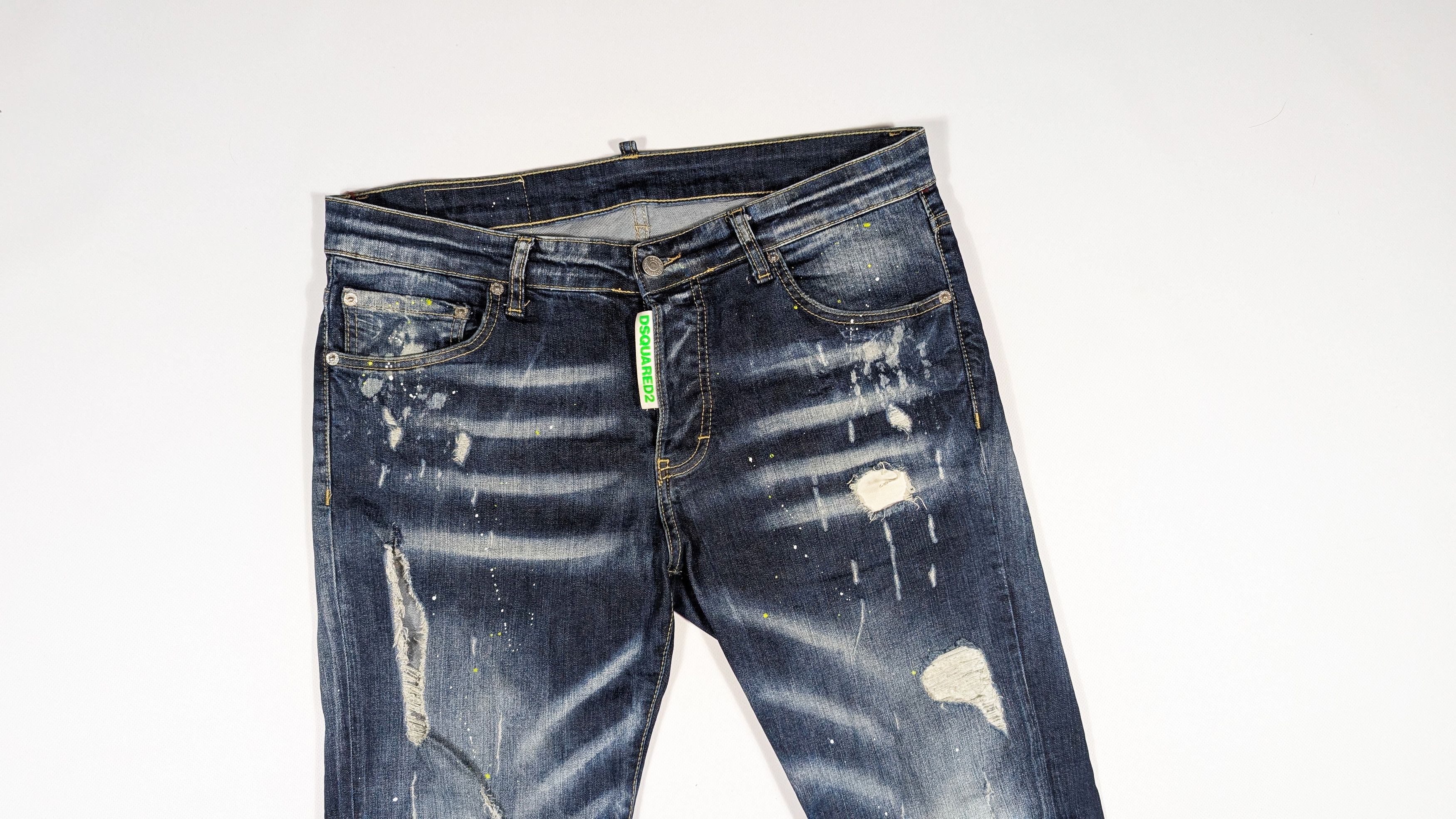 Dsquared2 Dsquared2 Chic Dan Fit Distressed Denim Jeans Size 52 Size US 36 / EU 52 - 2 Thumbnail