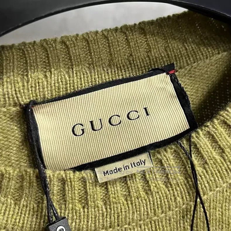 Gucci Gucci Solid colour simple cashmere knitted half-sleeved sw Size S / US 4 / IT 40 - 3 Thumbnail