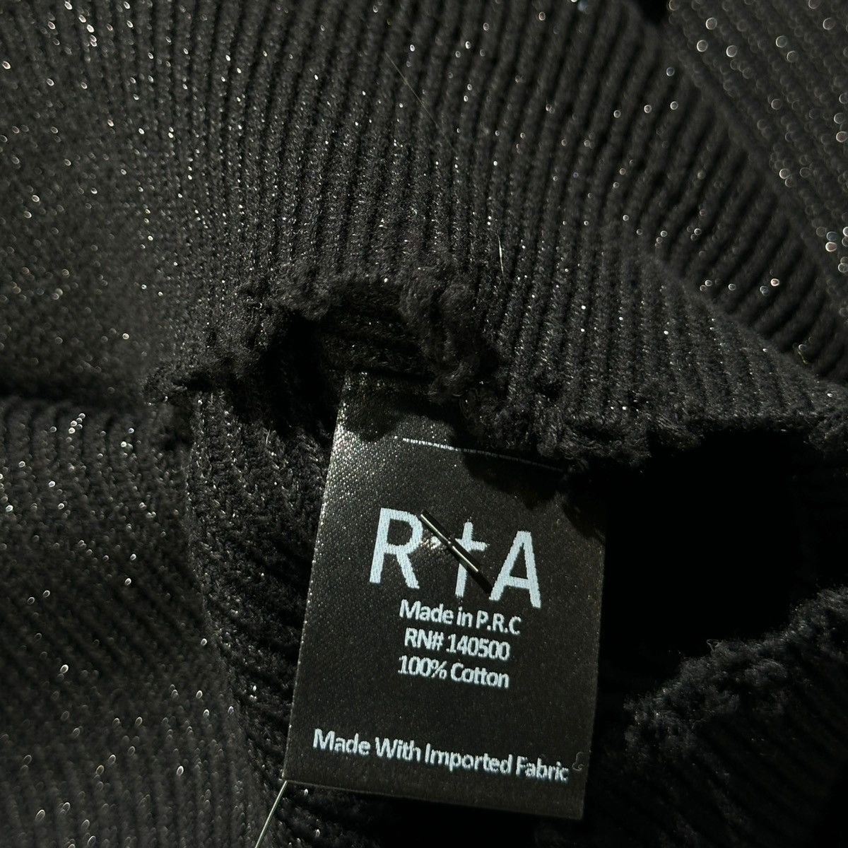 Rta Pierced glitter ribbed sweater Size US S / EU 44-46 / 1 - 3 Thumbnail