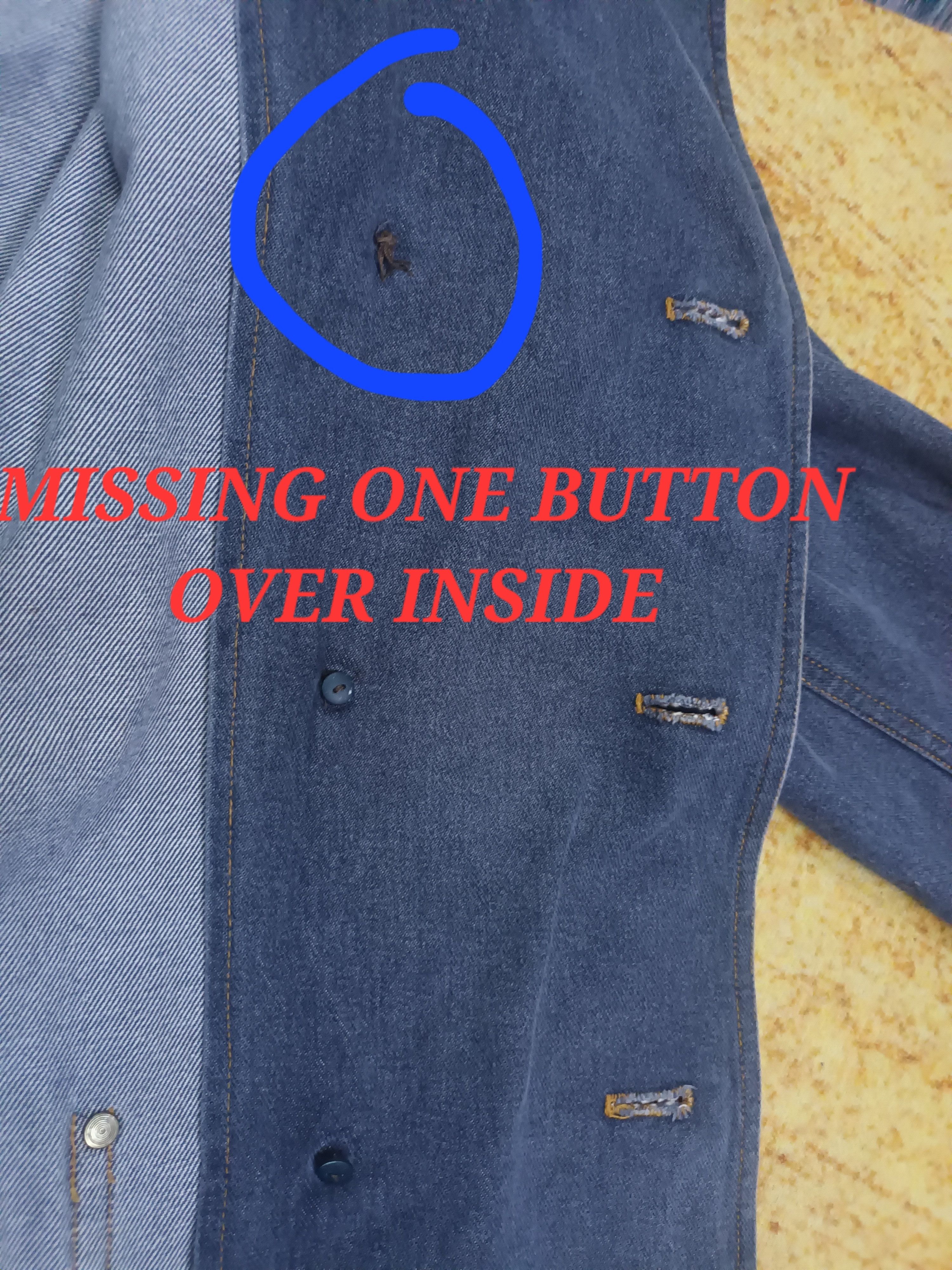 Issey Miyake 🔥 ISSEY MIYAKE PLANTATION DENIM JACKET🔥 Size US XL / EU 56 / 4 - 11 Thumbnail