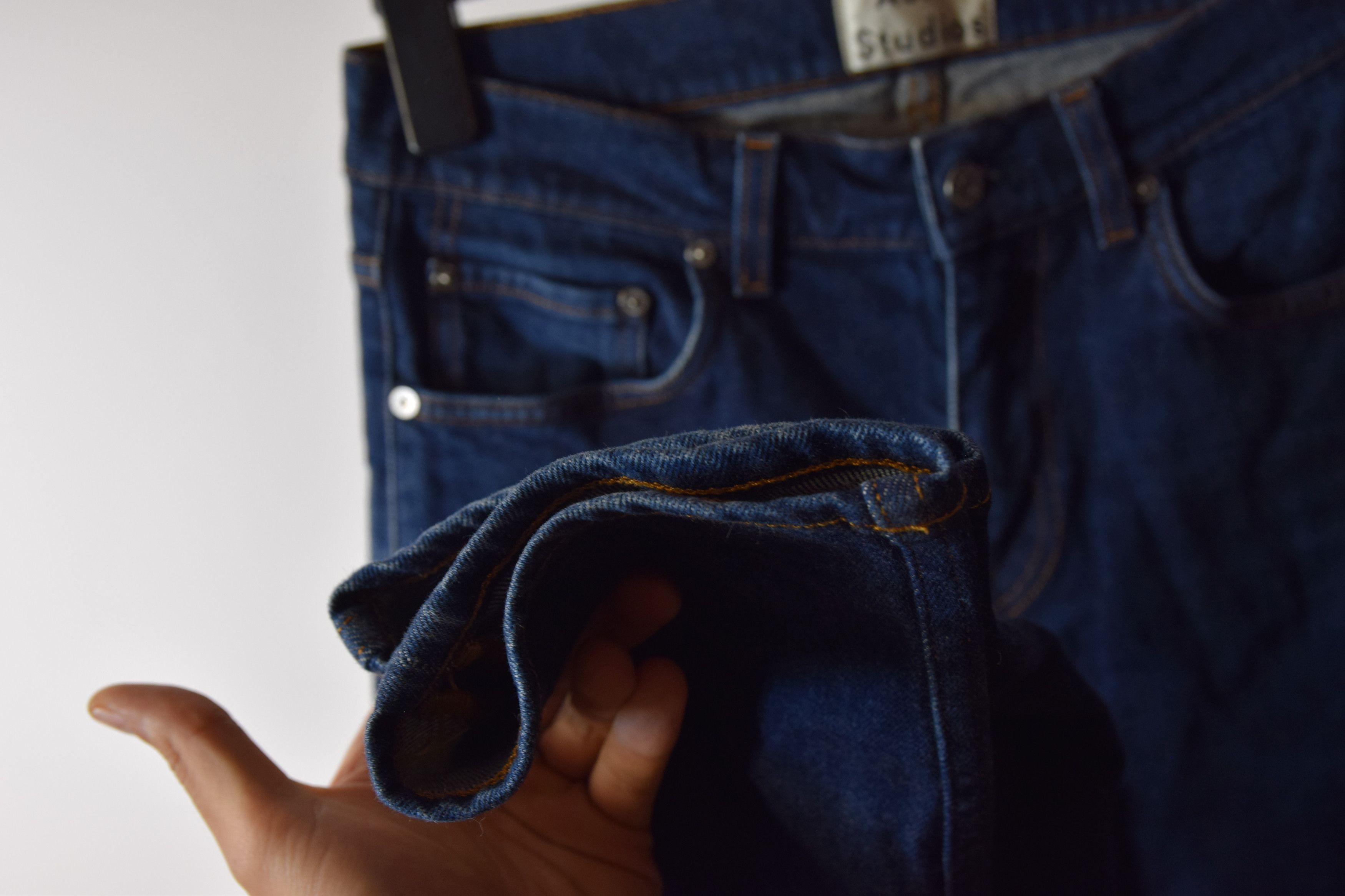 Acne Studios Acne Studios Ace RAW Washed Denim Pants SLIM SKINNY Size US 32 / EU 48 - 6 Thumbnail