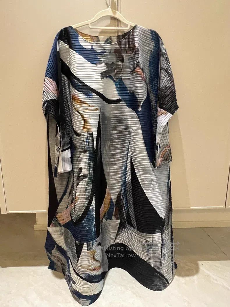 Issey Miyake Issey Miyake Ink-Wash Print Long-Sleeve Top Size L / US 10 / IT 46 - 1 Thumbnail