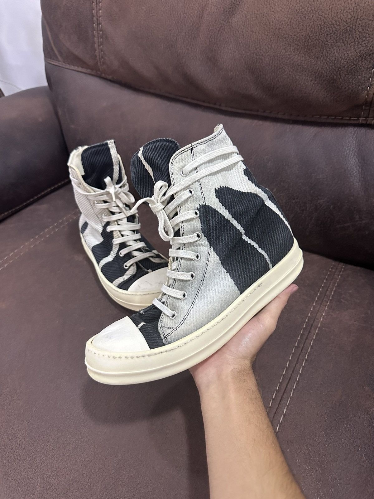 Rick Owens Drkshdw Rick Owens DRKSHDW FW16 Mastodon Bleach Vomit Ramone Size 39 Size US 6 / EU 39 - 1 Thumbnail