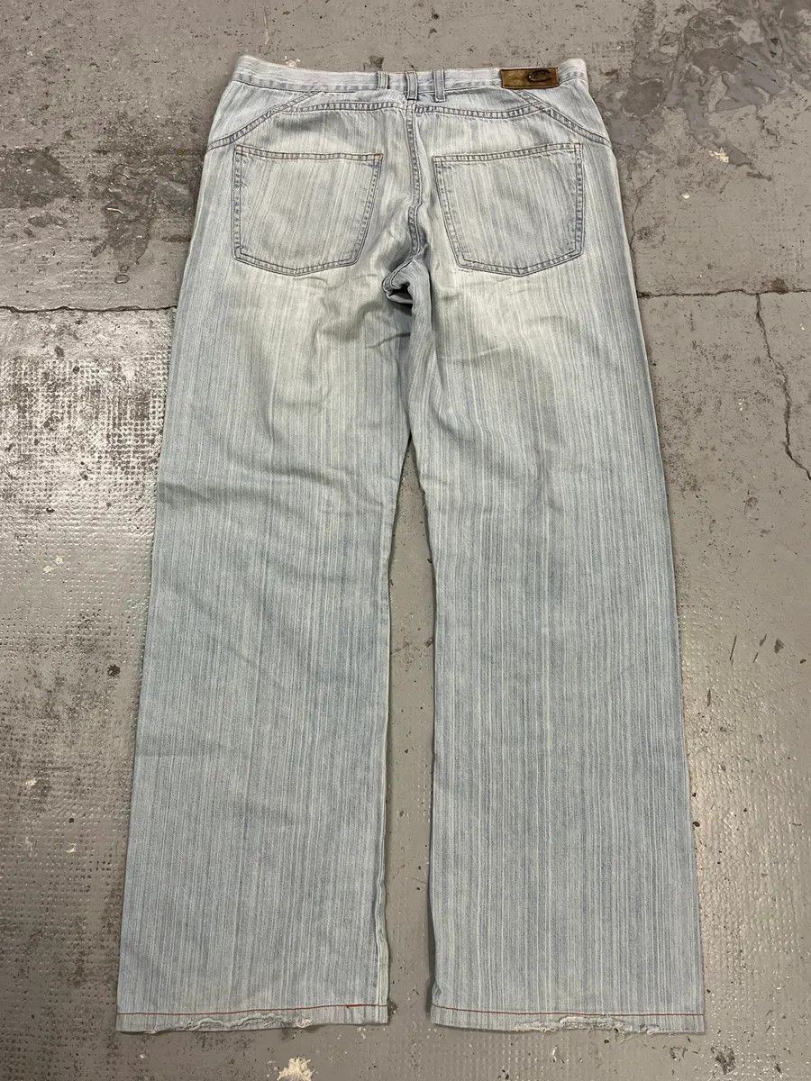Roberto Cavalli 2000s Cavalli Light Blue Stiched Denim Jeans Size US 32 / EU 48 - 5 Thumbnail