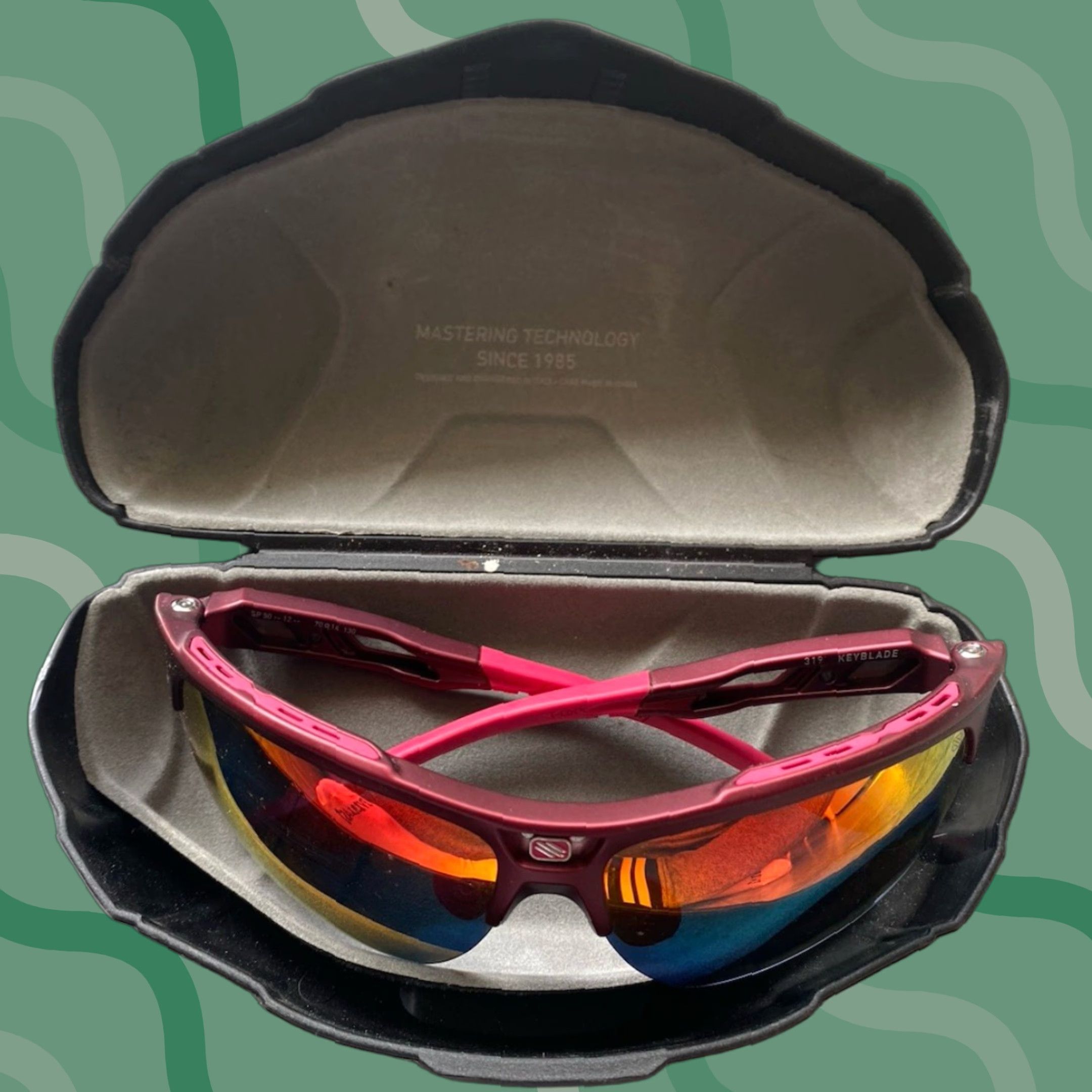 Nike × Streetwear × Vintage 90's Nike Eye Jacket Sunglasses - Made
