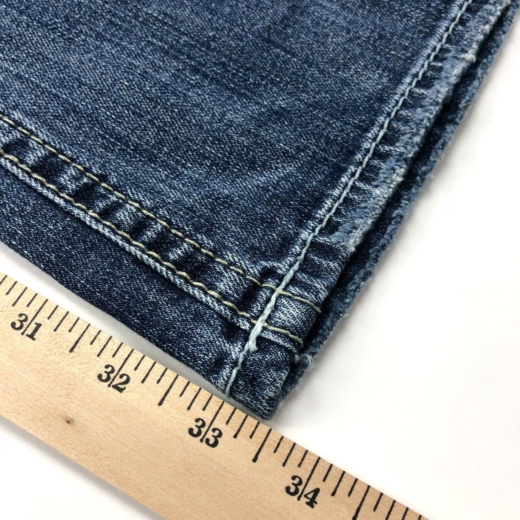 Vintage Silver Suki Flare Jeans 27W 34L Stretch Denim Cotton Blend 28in Waist 33.5in Inseam Women Size 27 Regular Blue Vintage: No Size 27" / US 4 / IT 40 - 4 Thumbnail