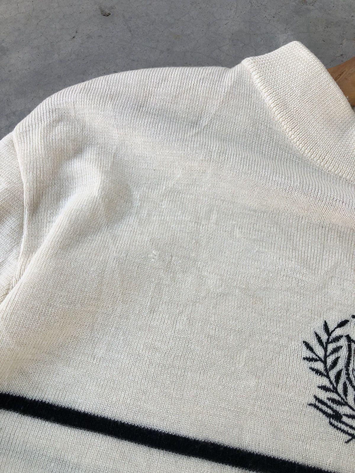 Aran Isles Knitwear 🔴Japanesebrand Unbrand Knitsweater Memeri Stripe Size US M / EU 48-50 / 2 - 7 Thumbnail