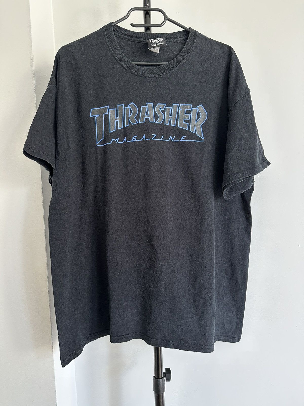 Thrasher THRASHER magazine vintage black t-shirt Size US XL / EU 56 / 4 - 2 Thumbnail